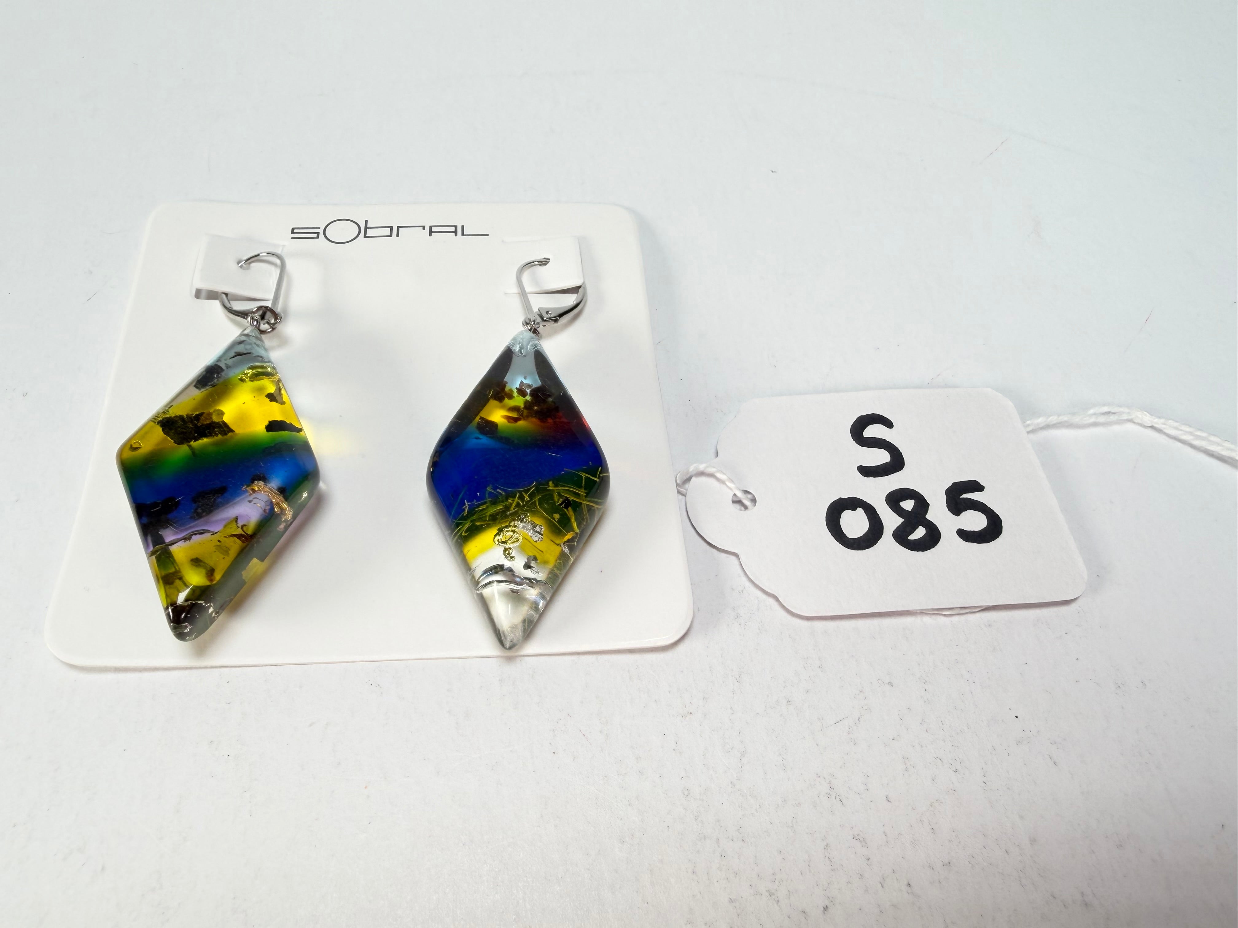 Sobral - Sobralita "Atelie" Studio Creation Resin Earrings ( 000000 )