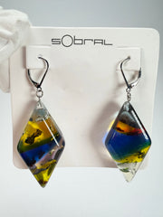 Sobral - Sobralita "Atelie" Studio Creation Resin Earrings ( 000000 )