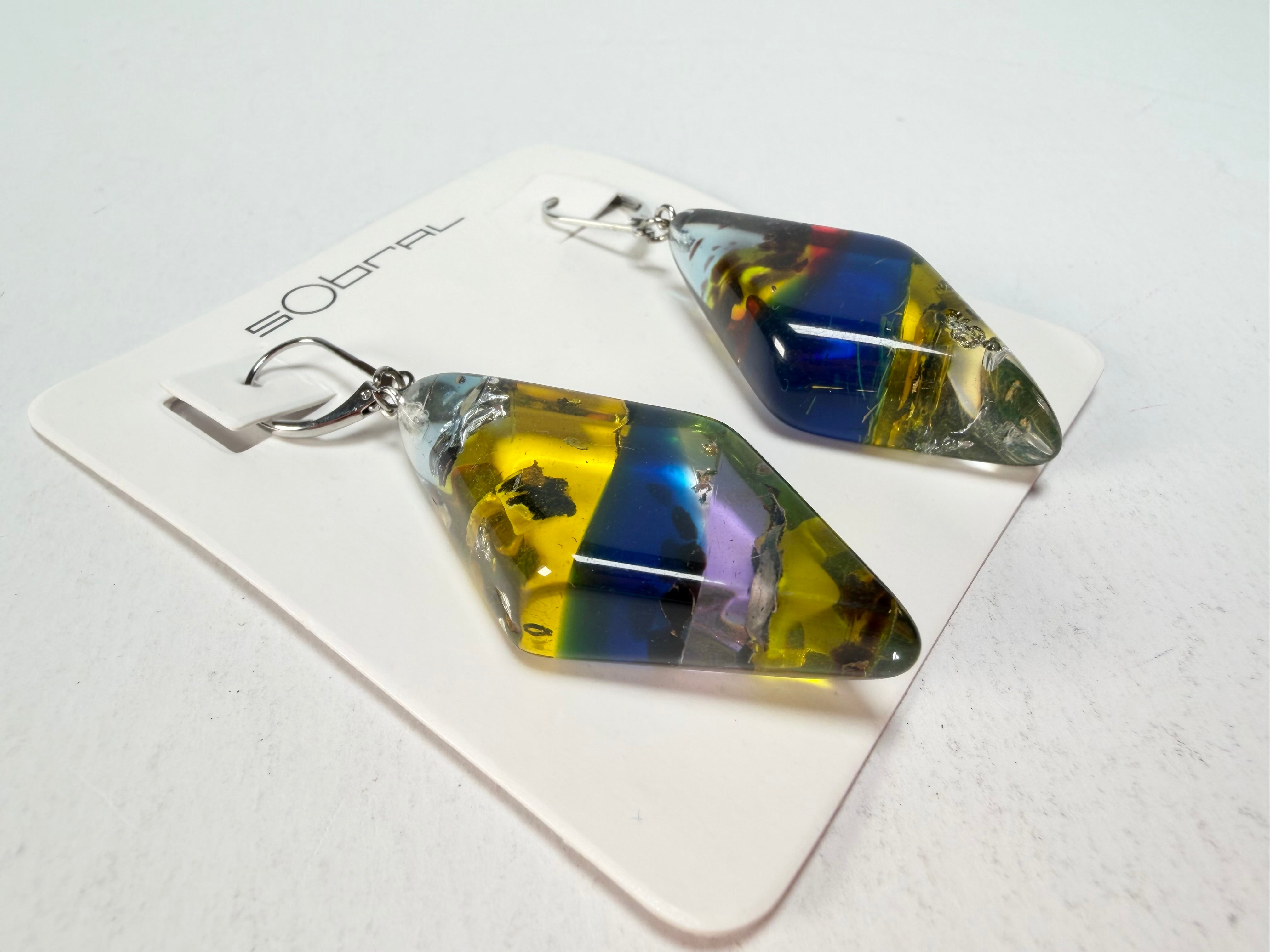 Sobral - Sobralita "Atelie" Studio Creation Resin Earrings ( 000000 )