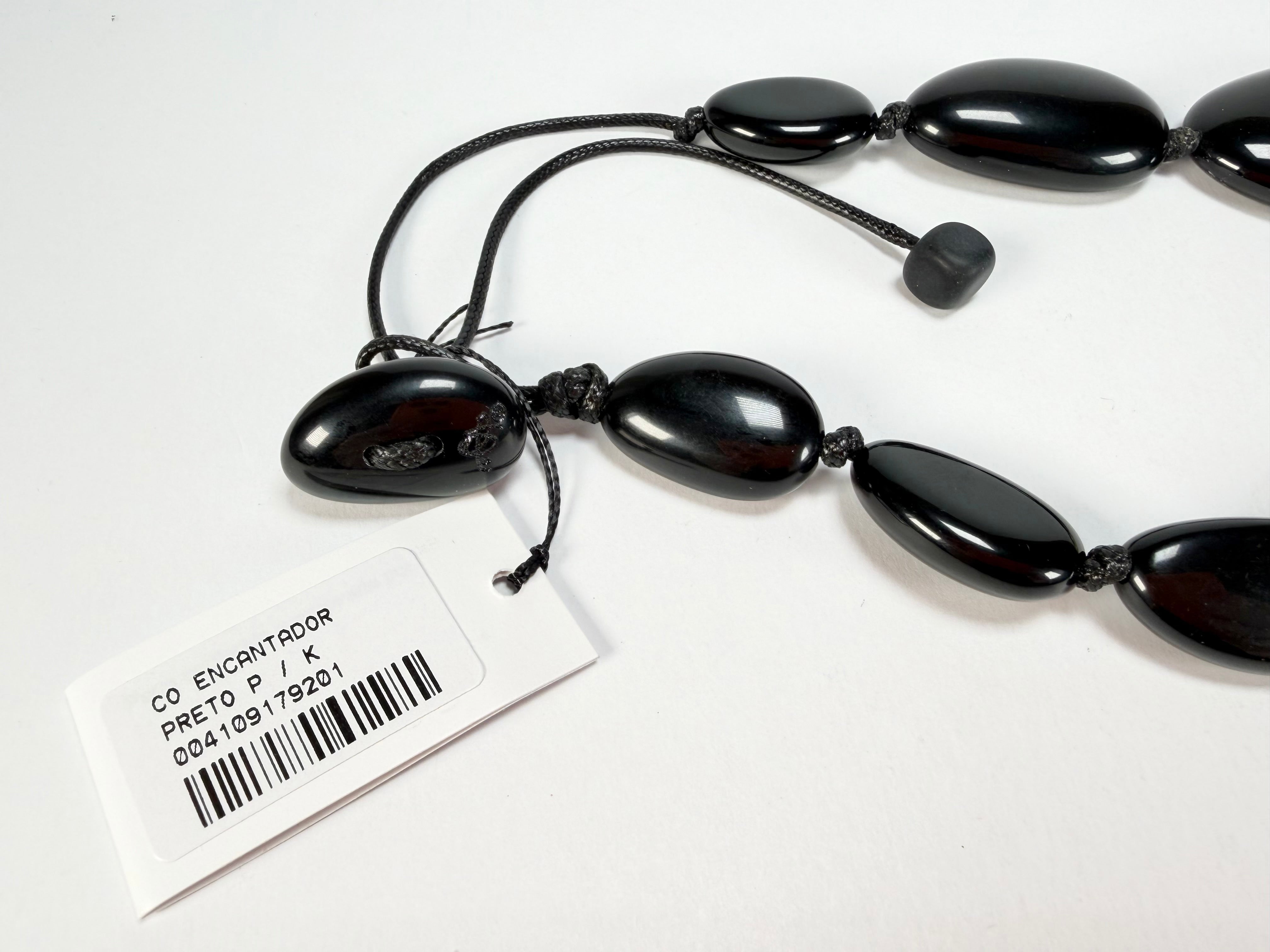 Sobral - Multi-Colour "Encantador" Black Resin Necklace ( 004109 )