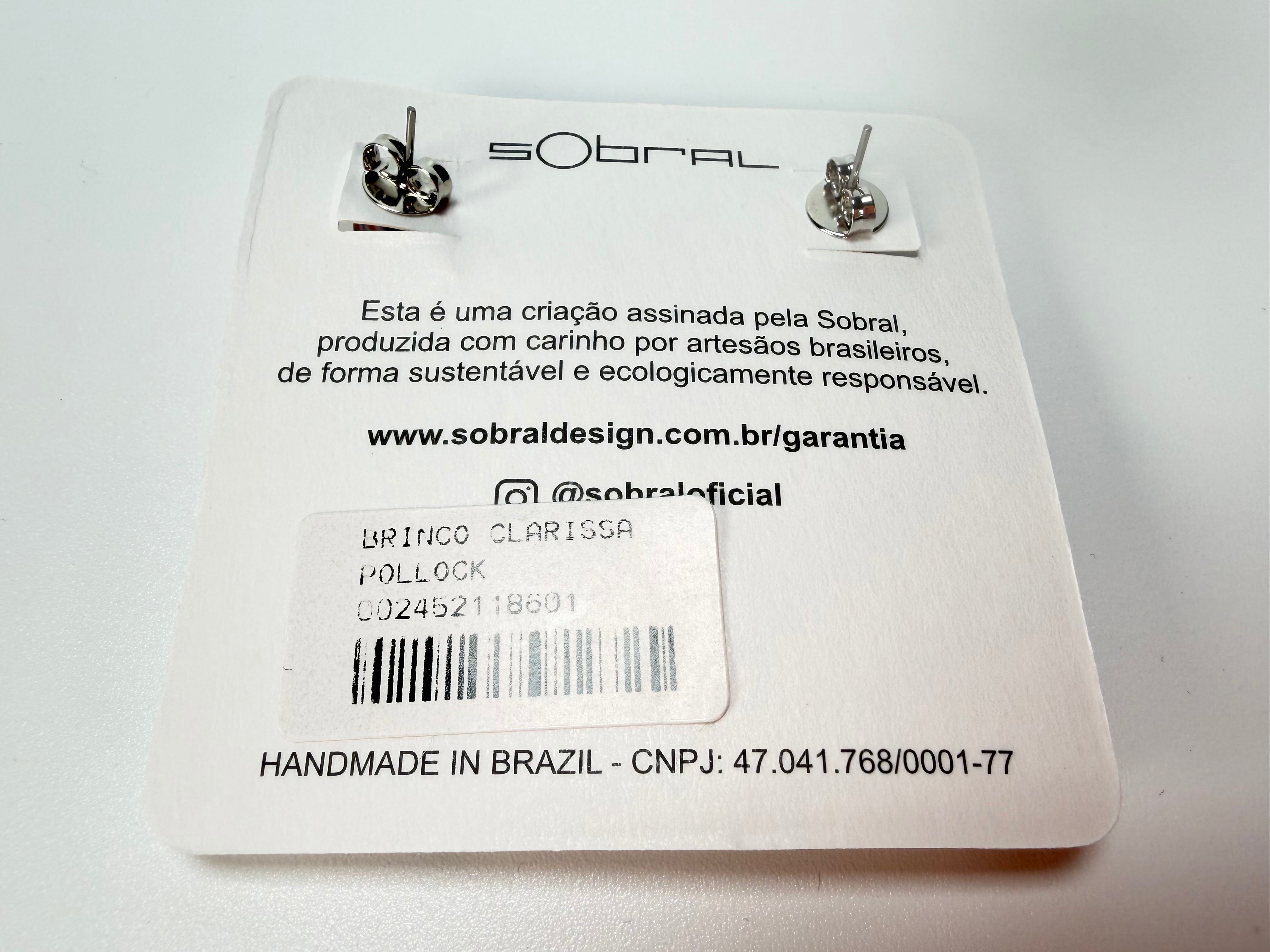 Sobral - Multi-Colour "Clarissa" Pollock Resin Earrings ( 002452 )