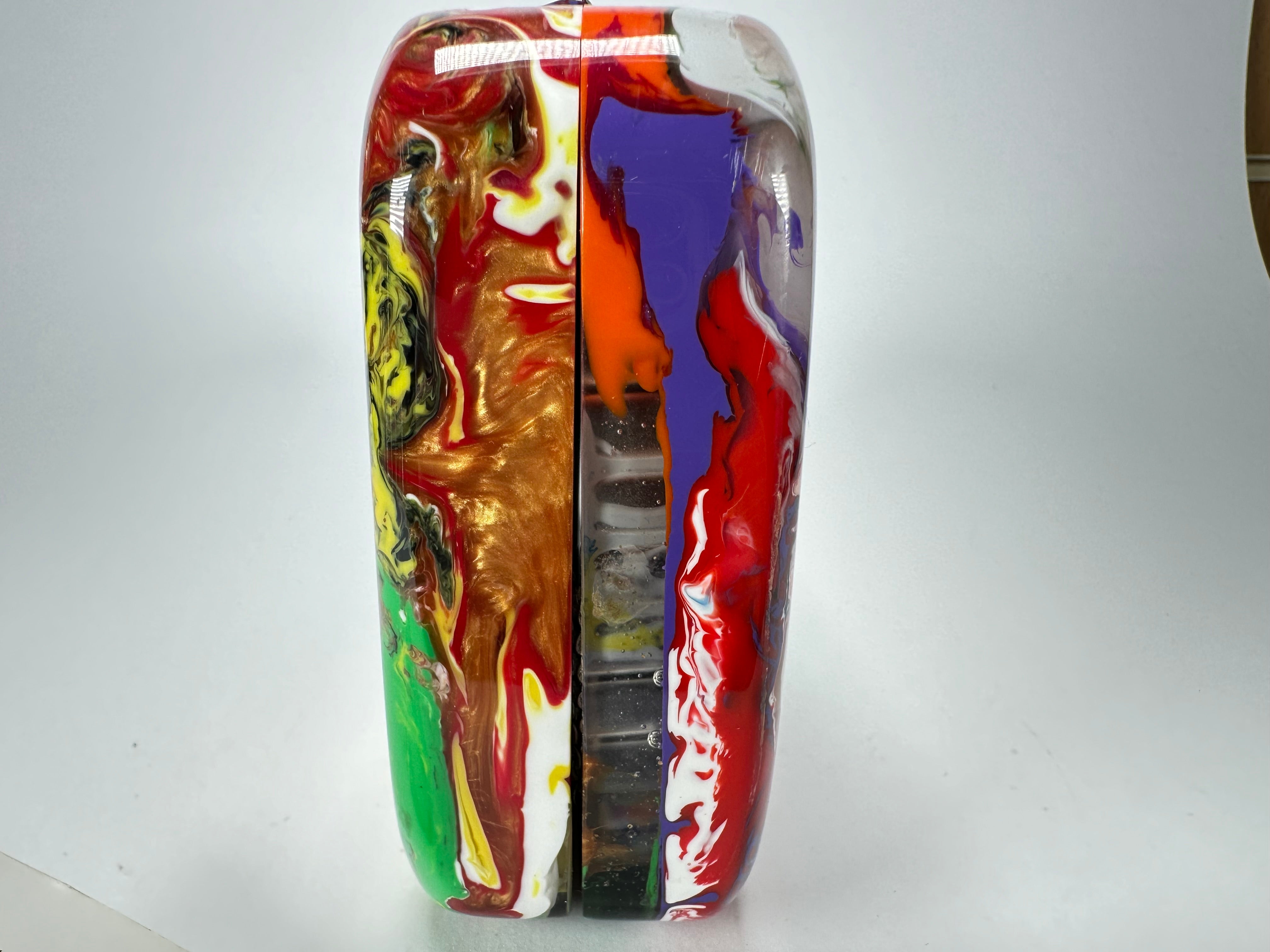 Sobral - Multi-Colour "Linda Purse" Pollock Resin Clutch Bag ( 005290 )