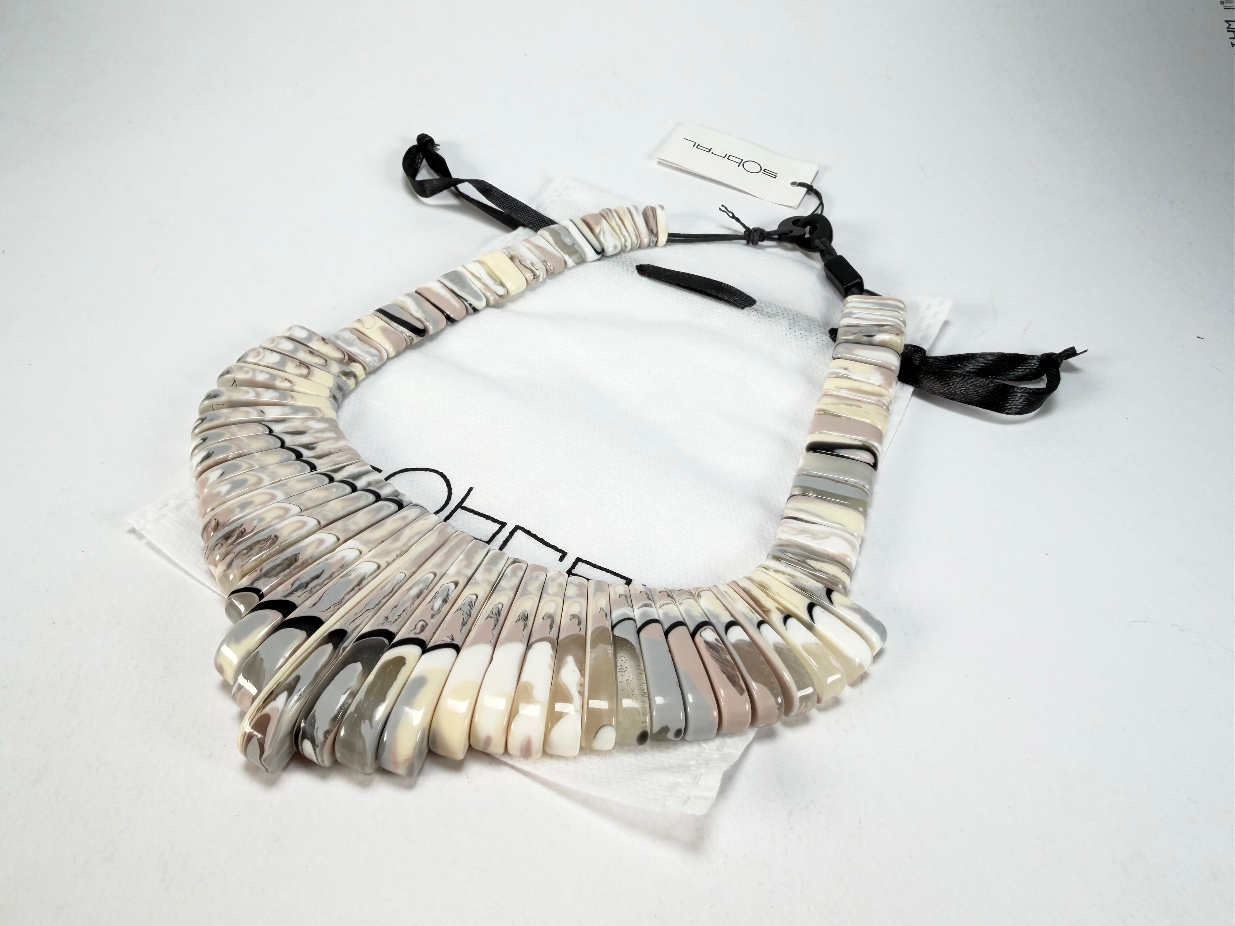 Sobral - Lágrima D'or "Tupi" Resin Necklace ( 004853 )