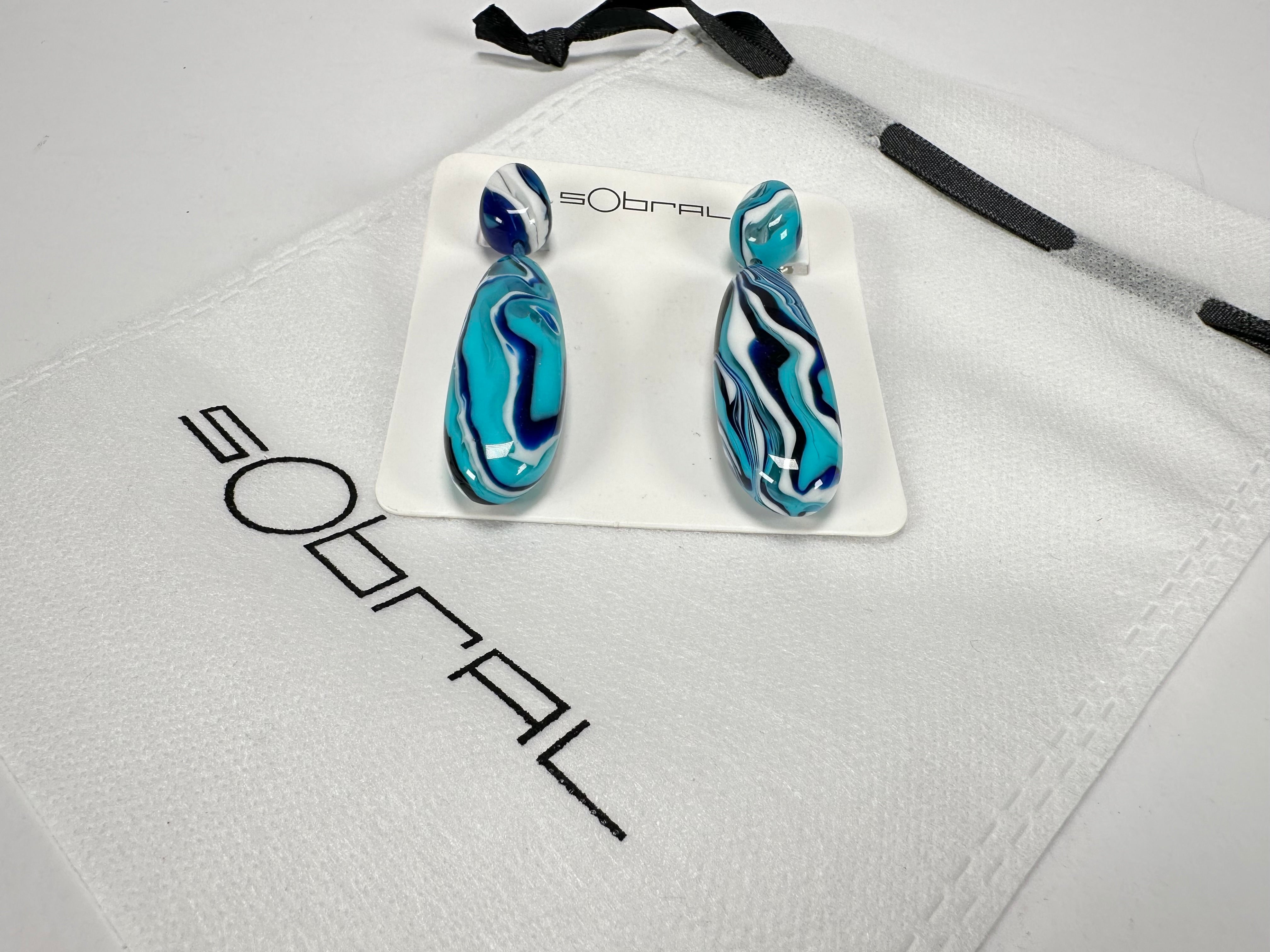 Sobral - Onda "Peahi" Resin Earrings ( 005421 )