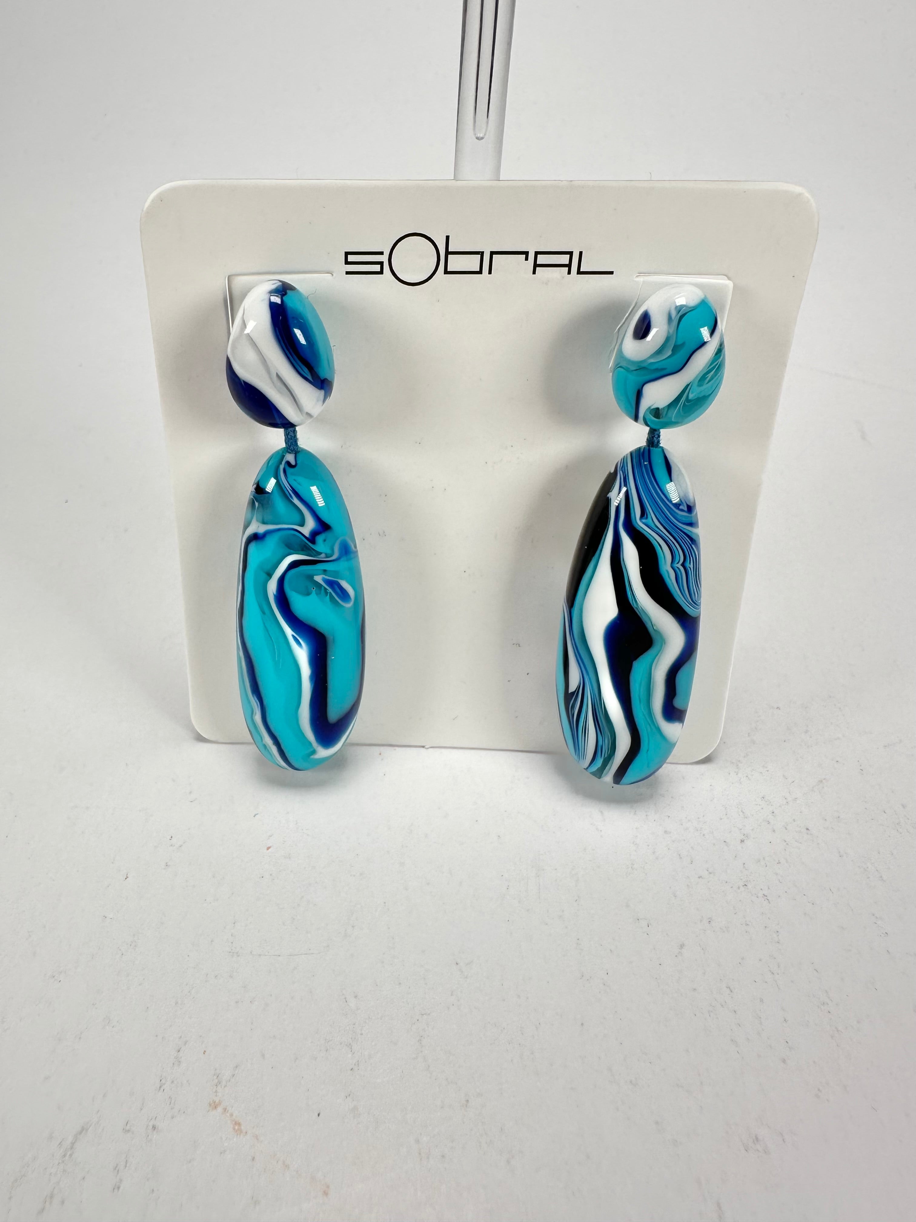 Sobral - Onda "Peahi" Resin Earrings ( 005421 )