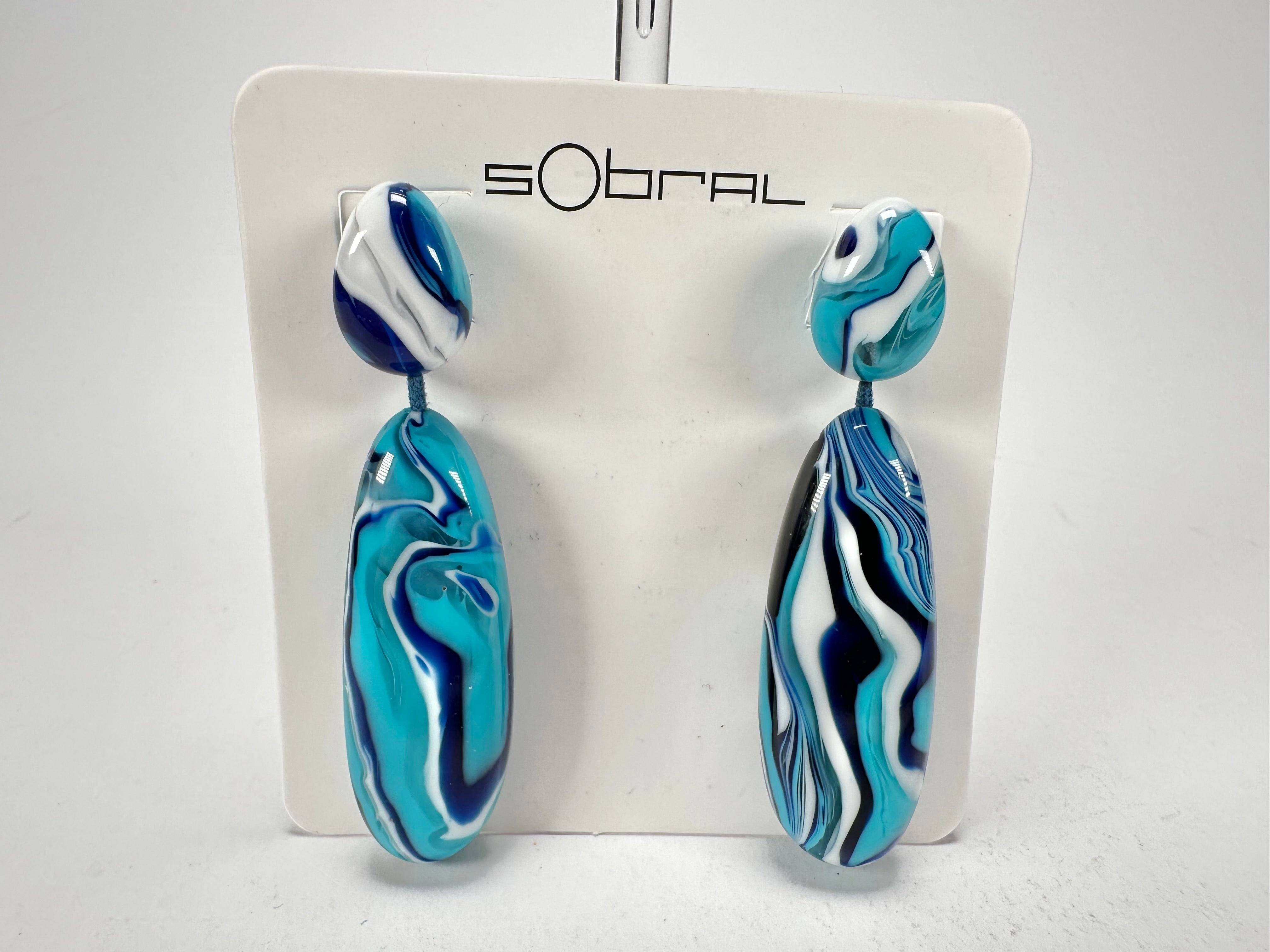 Sobral - Onda "Peahi" Resin Earrings ( 005421 )