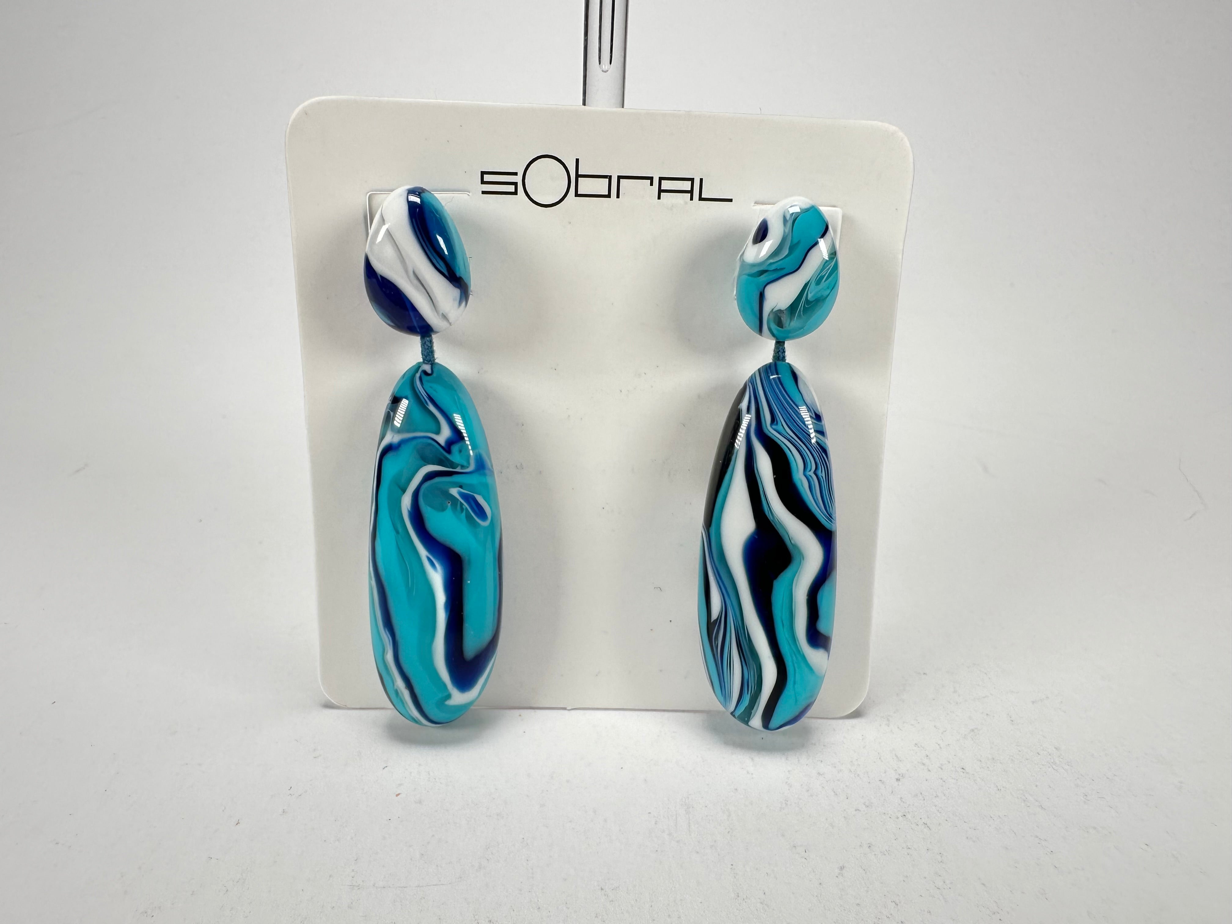 Sobral - Onda "Peahi" Resin Earrings ( 005421 )
