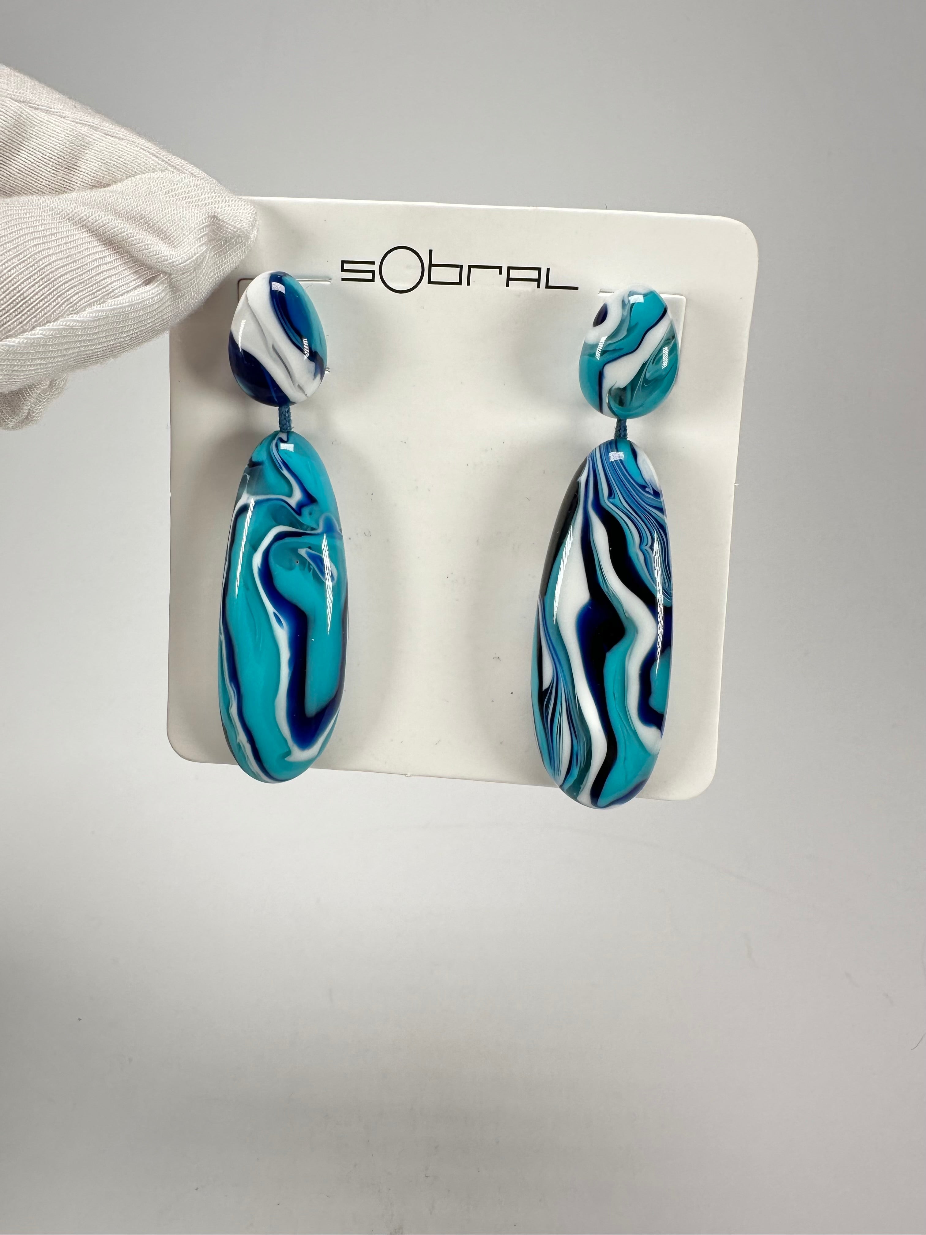 Sobral - Onda "Peahi" Resin Earrings ( 005421 )
