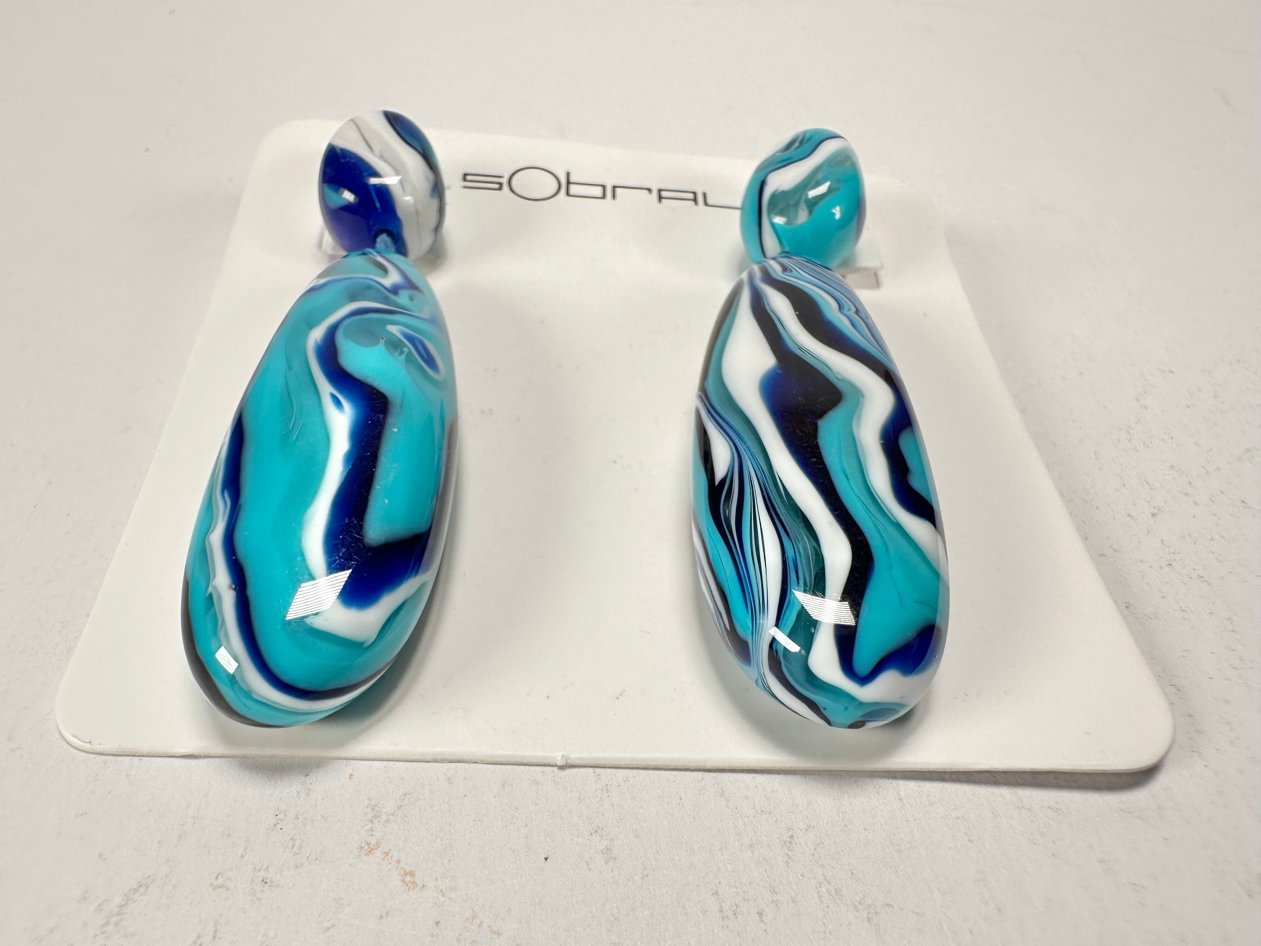 Sobral - Onda "Peahi" Resin Earrings ( 005421 )