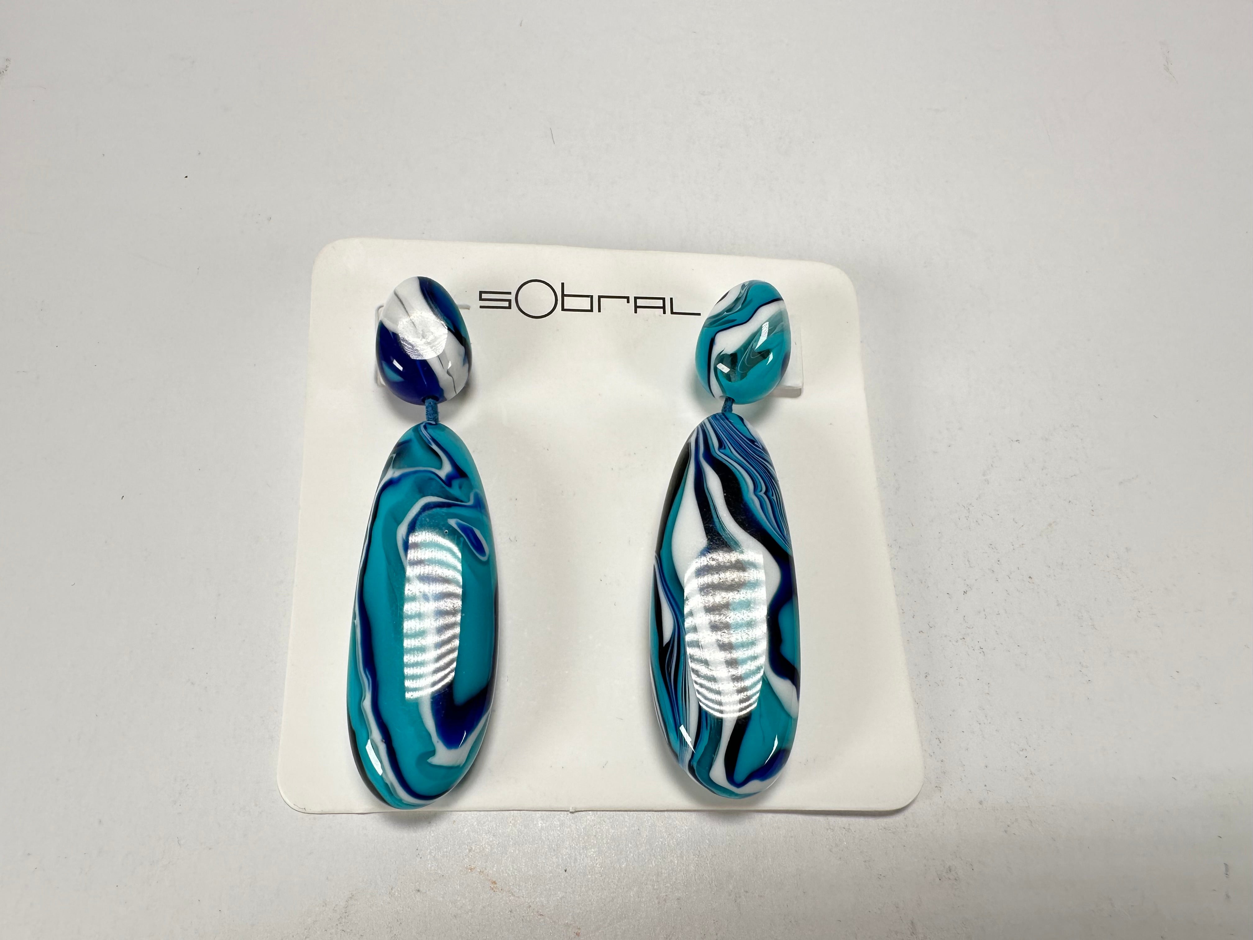 Sobral - Onda "Peahi" Resin Earrings ( 005421 )
