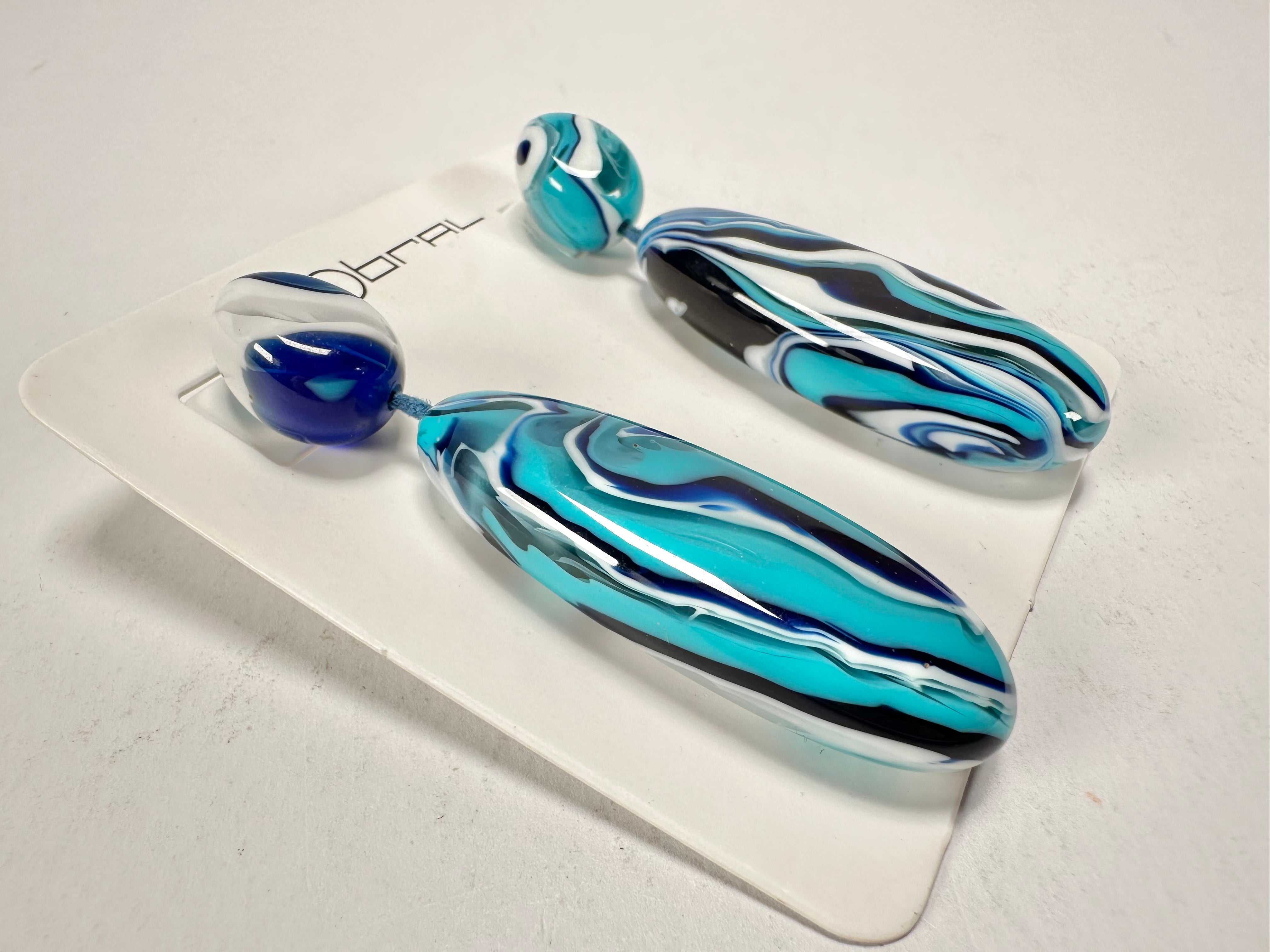 Sobral - Onda "Peahi" Resin Earrings ( 005421 )