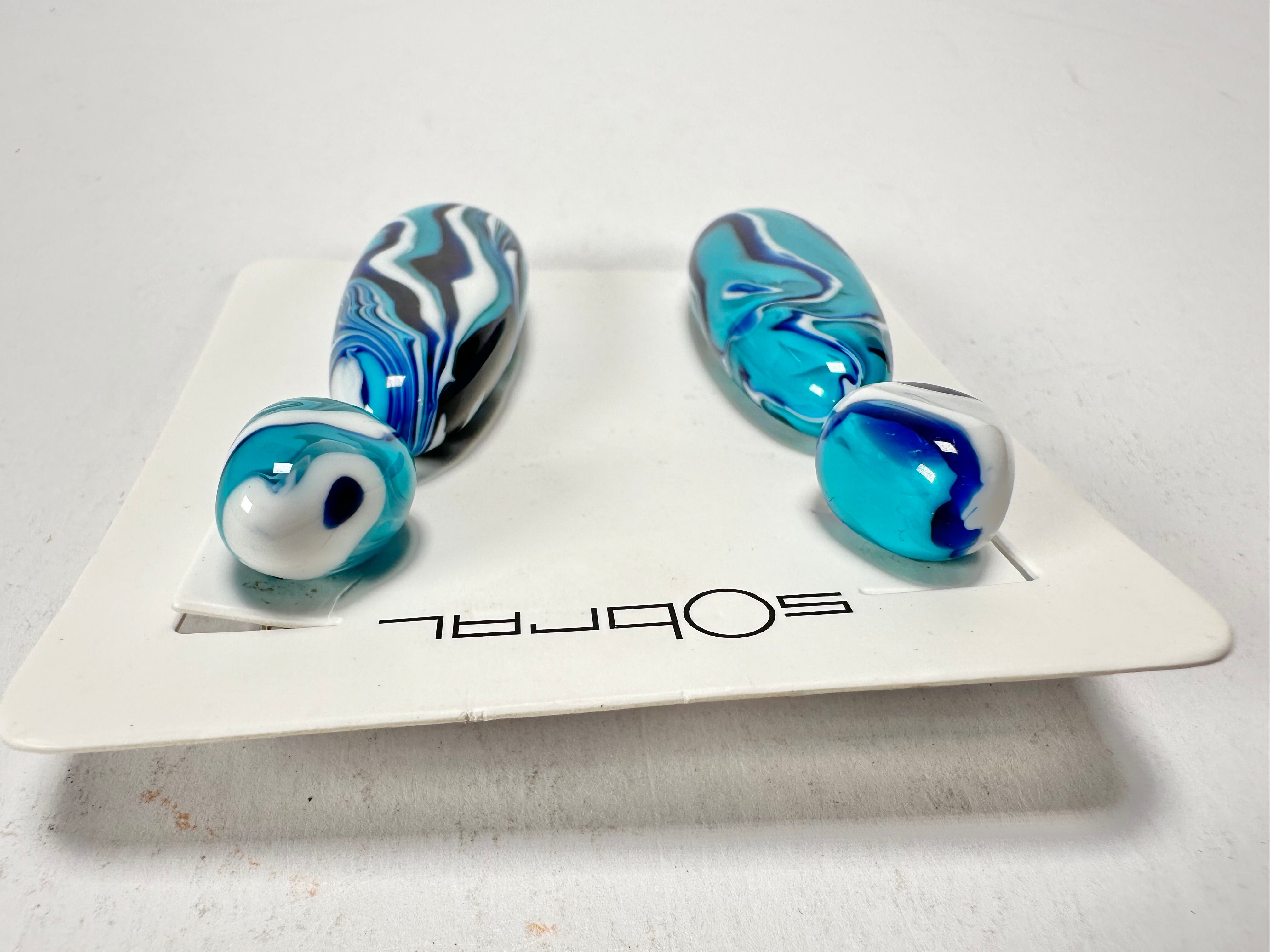 Sobral - Onda "Peahi" Resin Earrings ( 005421 )