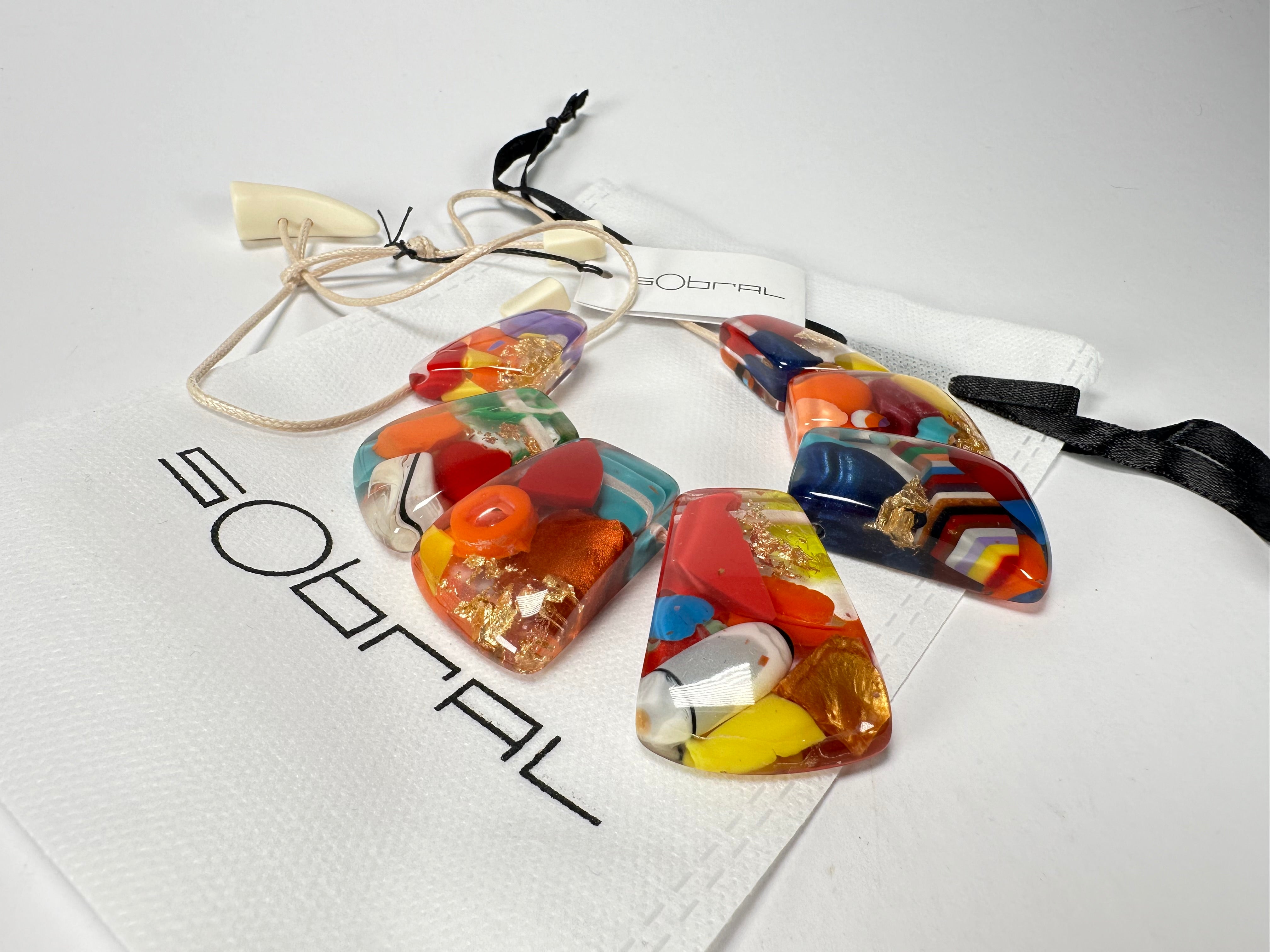 Sobral - Past Present "Ipanema" Resin Necklace ( 005377 )