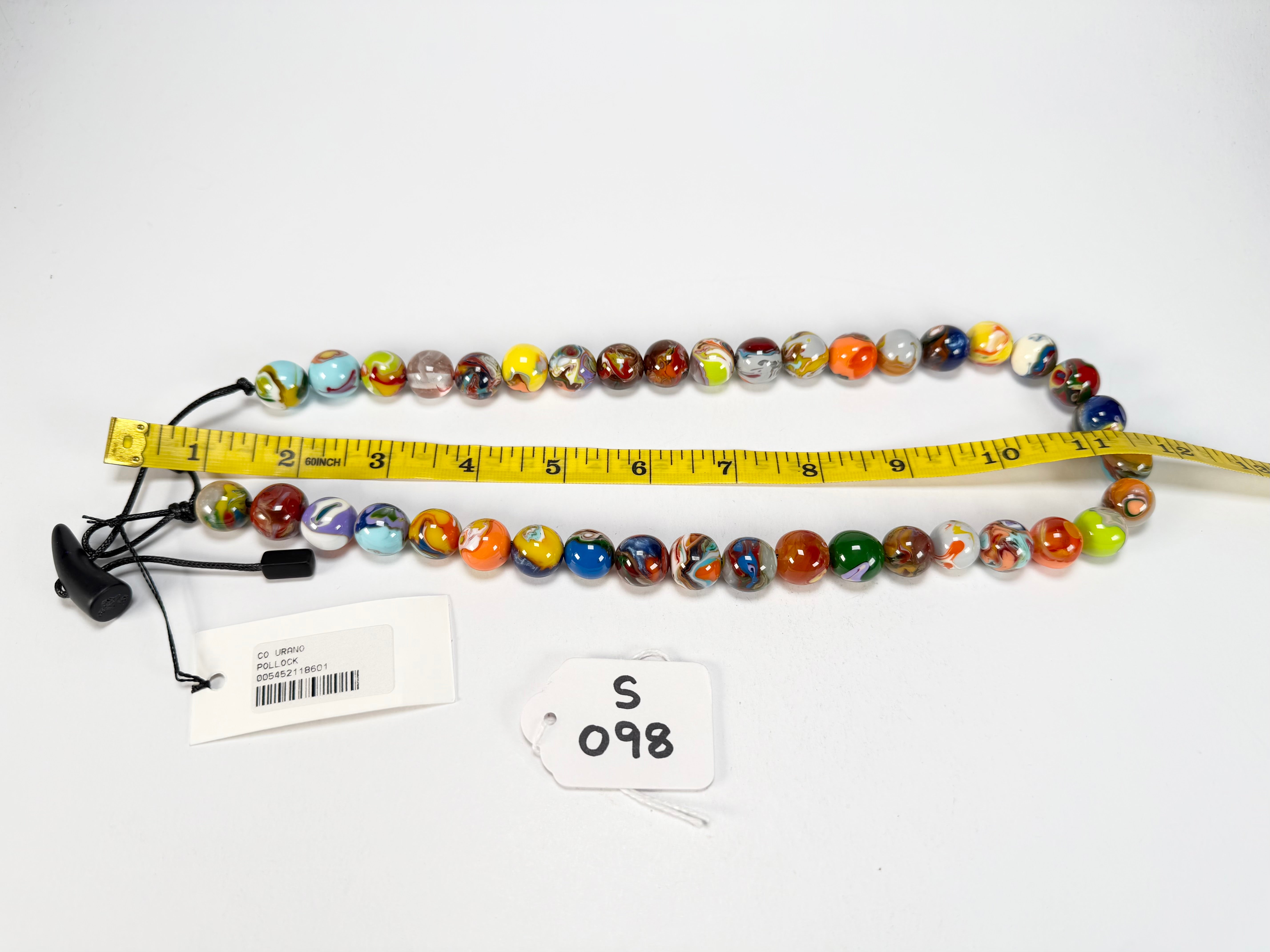Sobral - Planets "Urano" Pollock Resin Necklace ( 005452 )