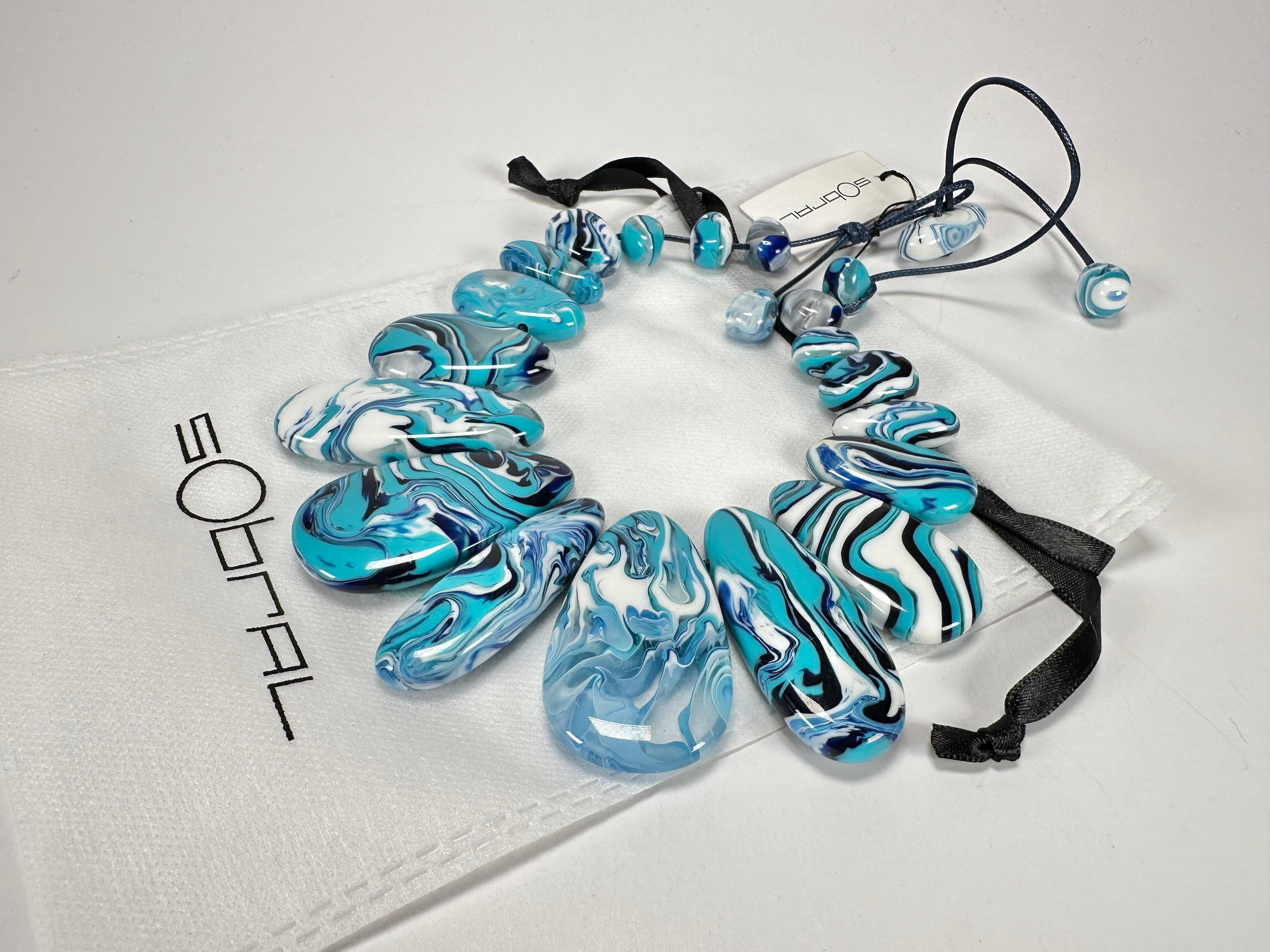 Sobral - Onda "Marou" Resin Necklace ( 005422 )