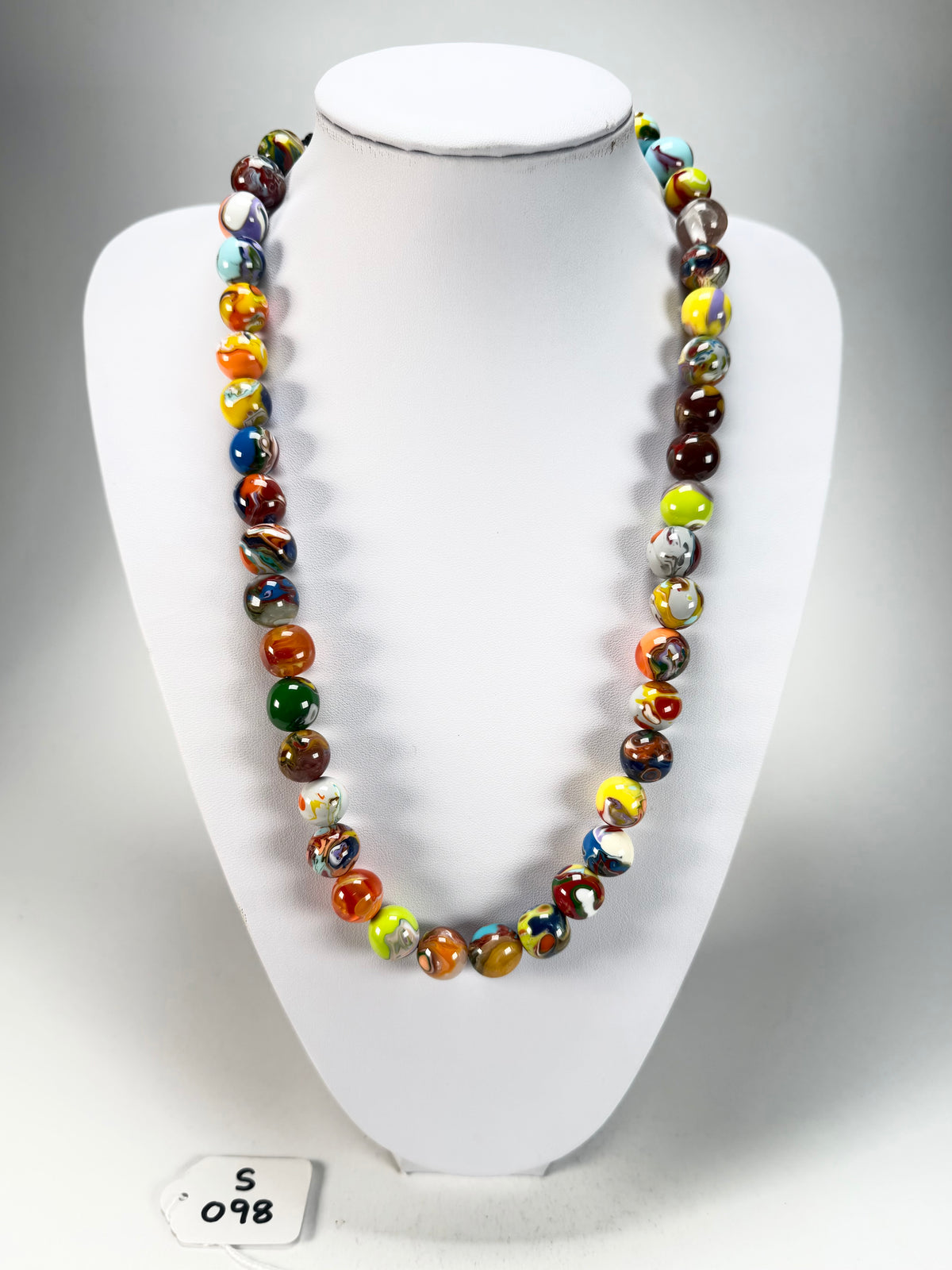 Sobral - Planets "Urano" Pollock Resin Necklace ( 005452 )