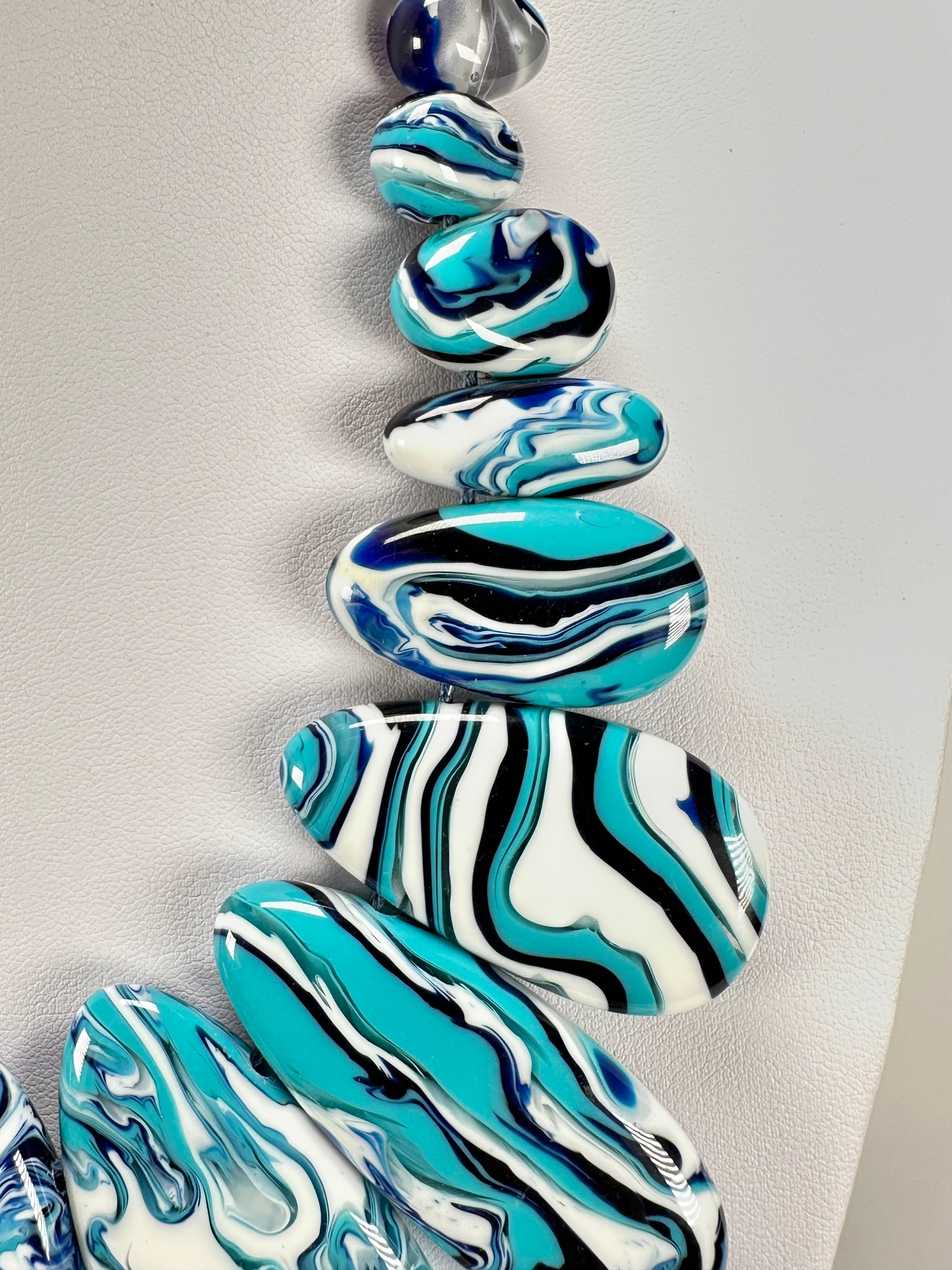 Sobral - Onda "Marou" Resin Necklace ( 005422 )