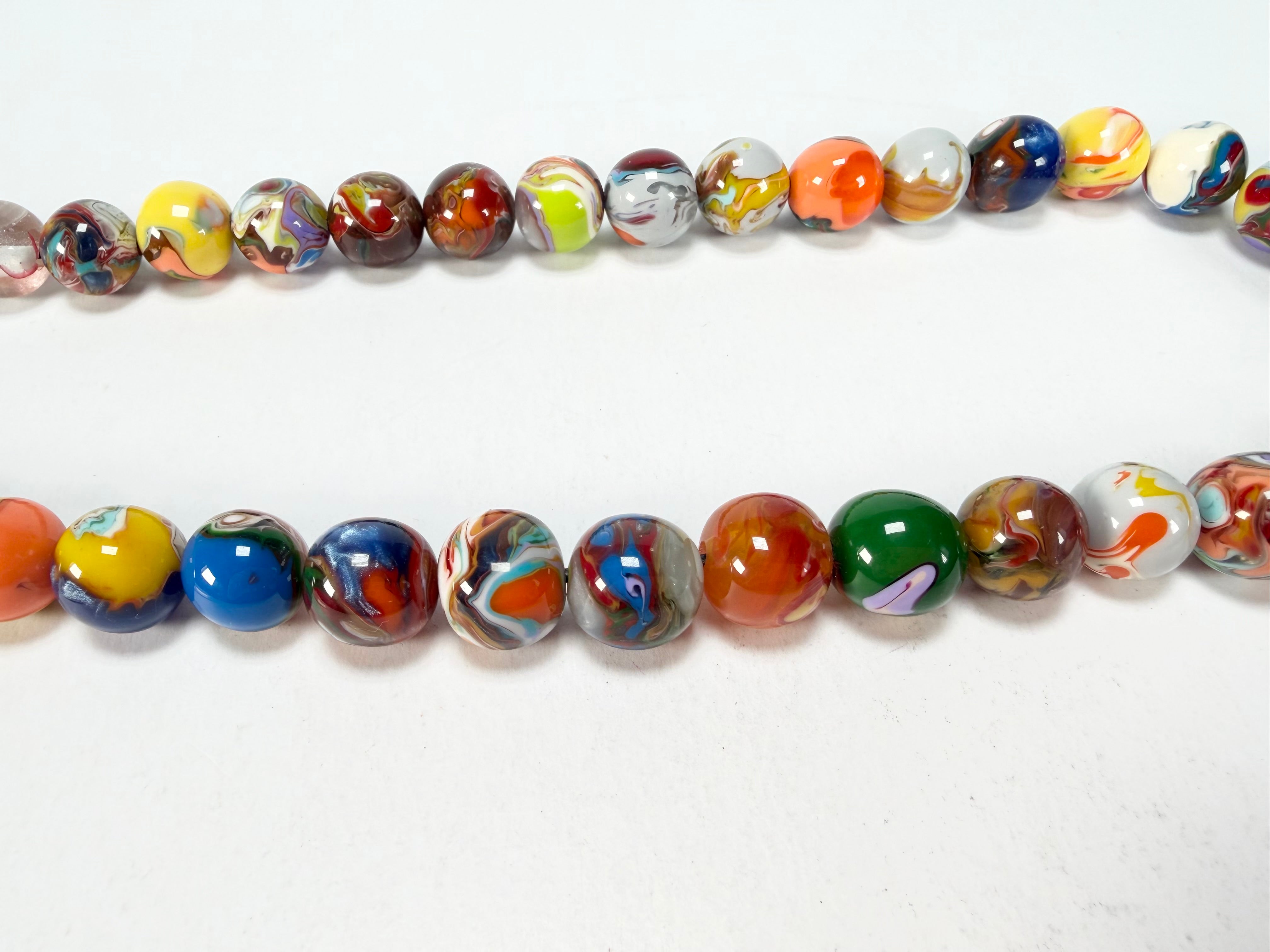Sobral - Planets "Urano" Pollock Resin Necklace ( 005452 )