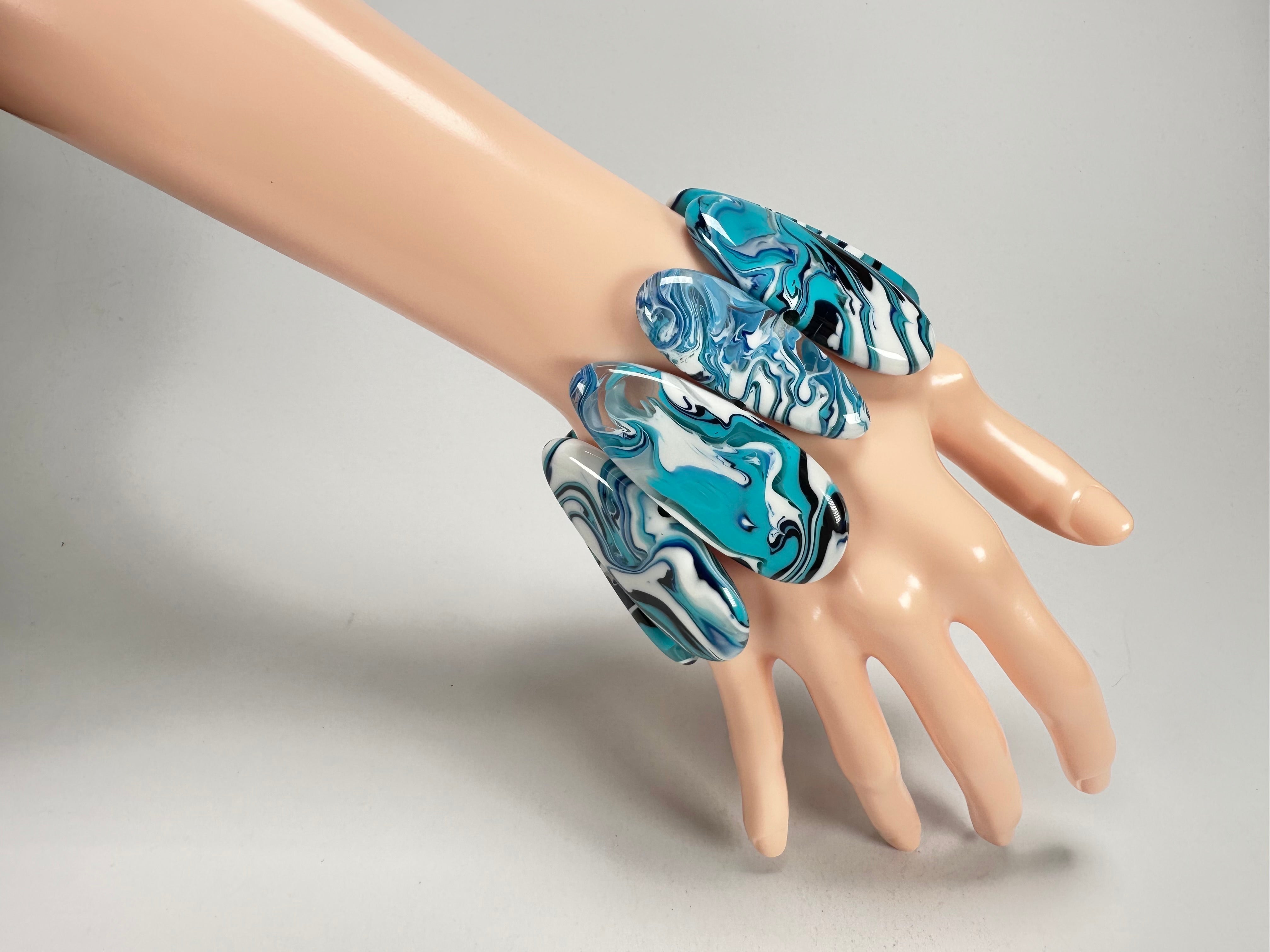 Sobral - Onda "Pipe" Resin Bracelet ( 005424 )