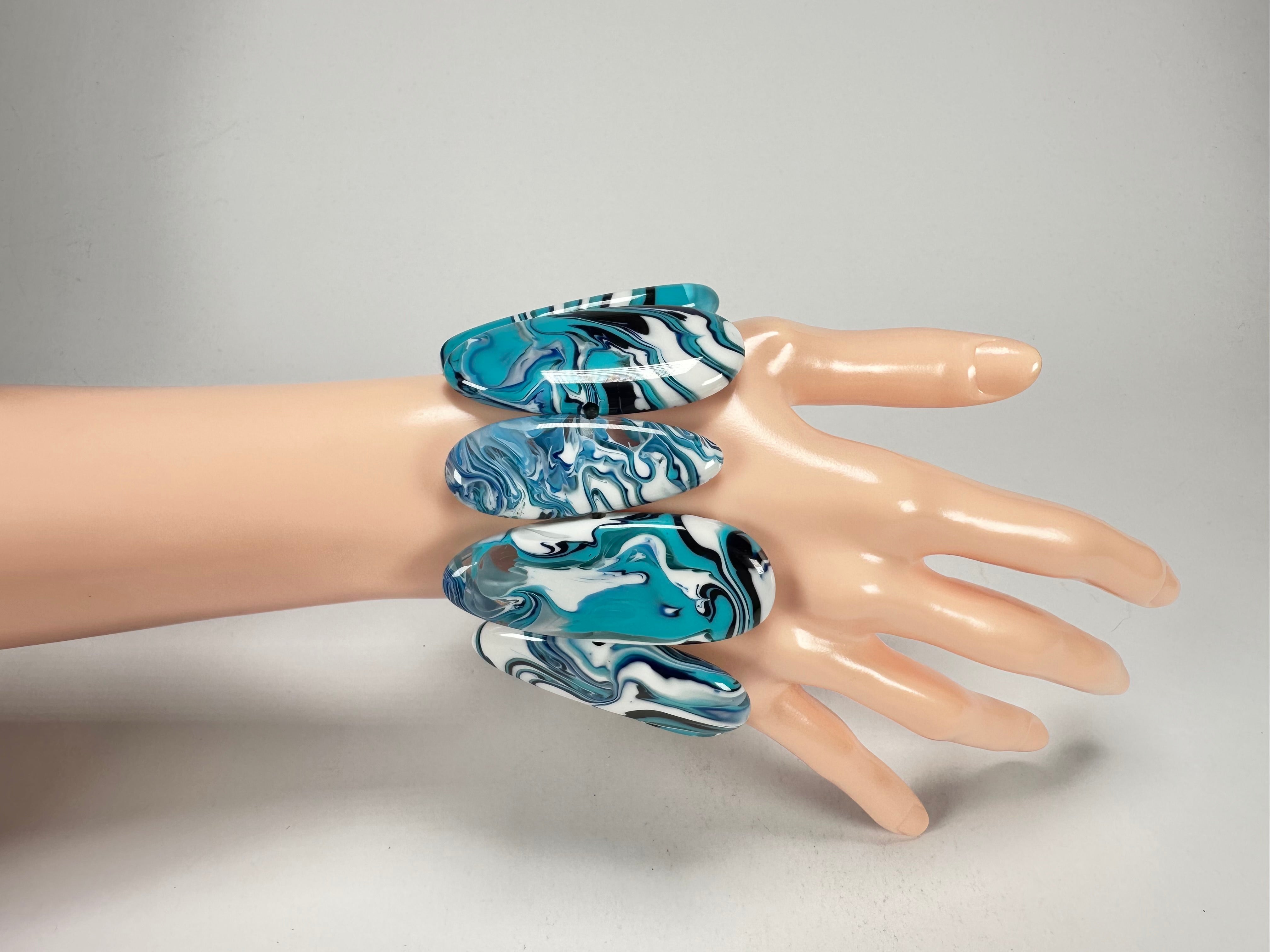 Sobral - Onda "Pipe" Resin Bracelet ( 005424 )