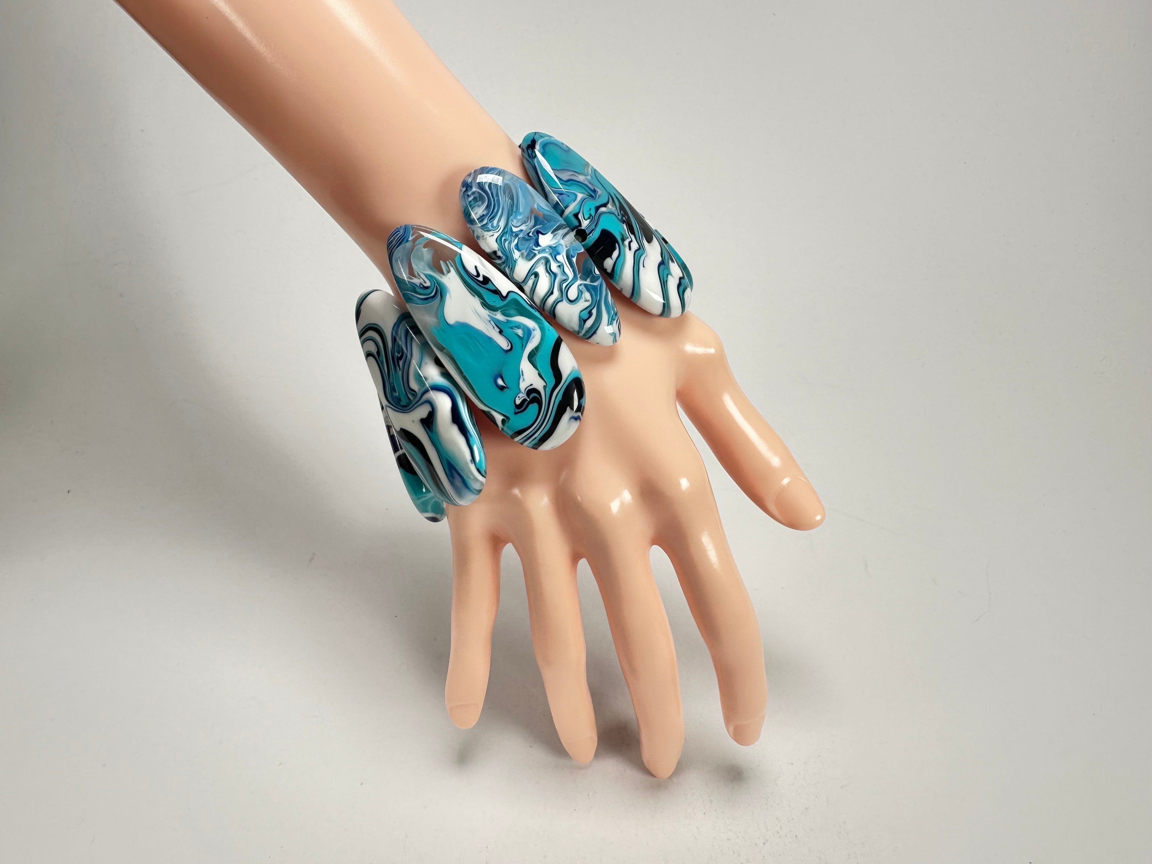 Sobral - Onda "Pipe" Resin Bracelet ( 005424 )