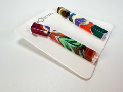 Sobral - Multi-Colour "Clarissa" Pollock Resin Earrings ( 002452 )