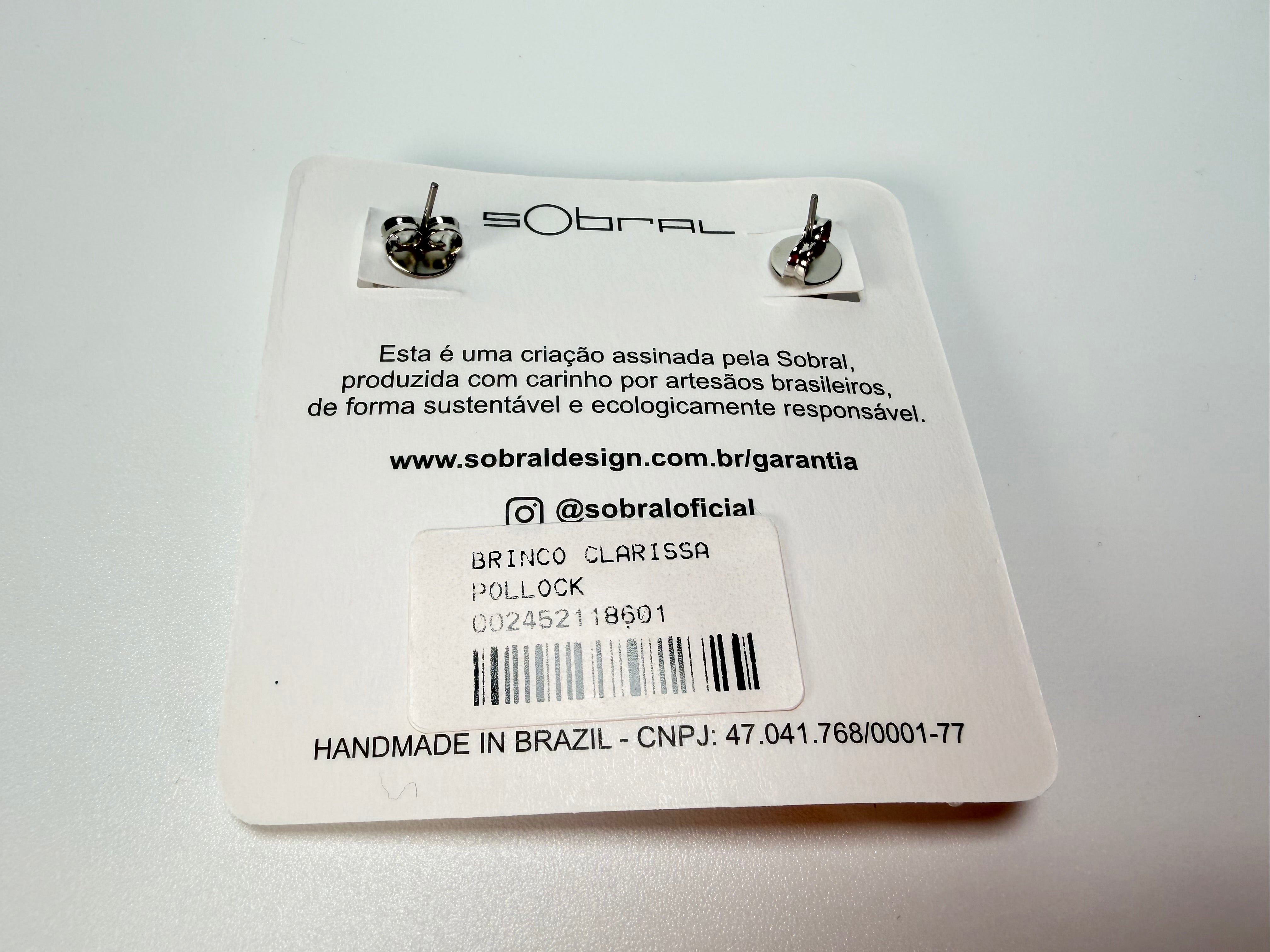 Sobral - Multi-Colour "Clarissa" Pollock Resin Earrings ( 002452 )