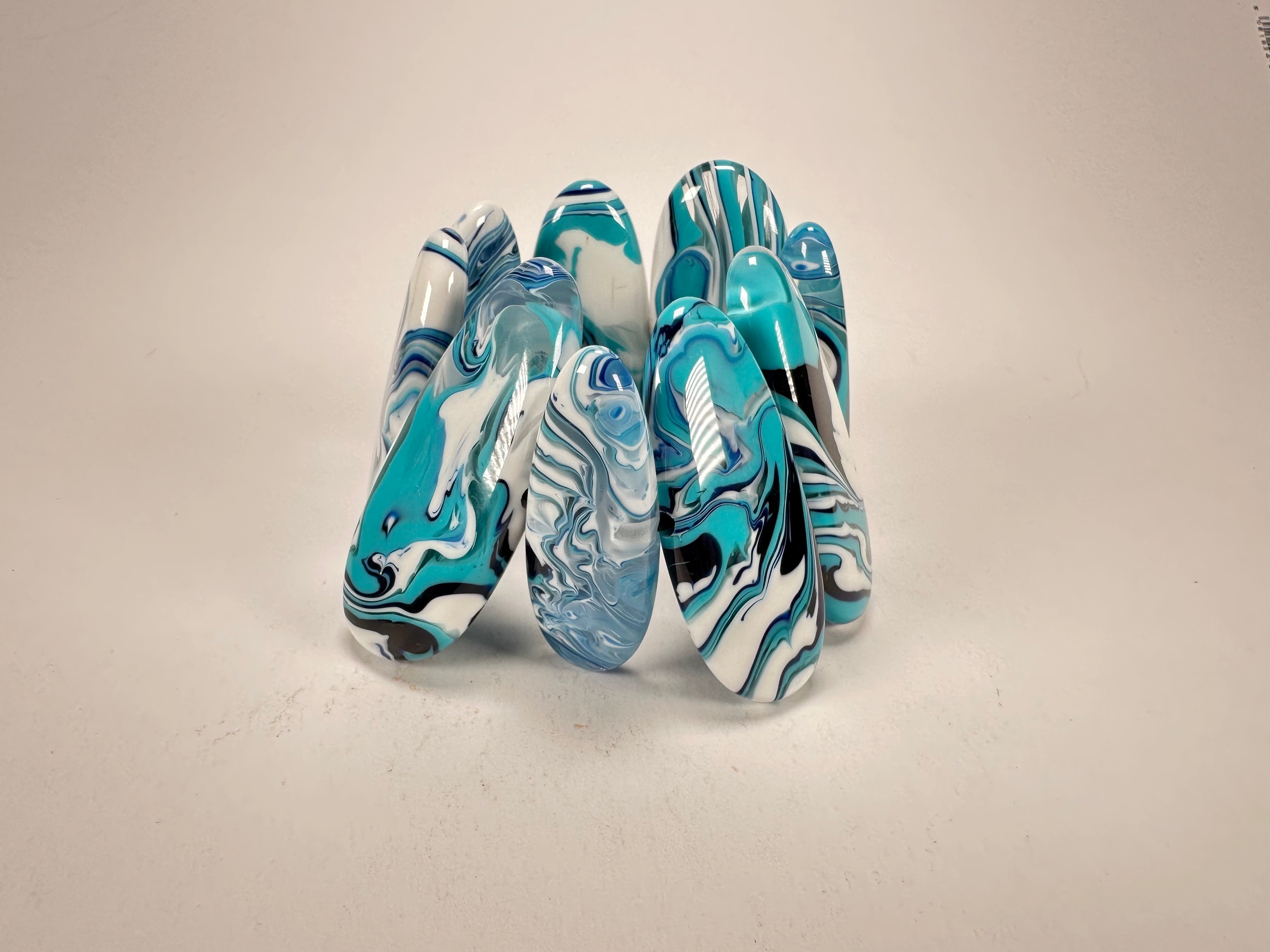 Sobral - Onda "Pipe" Resin Bracelet ( 005424 )