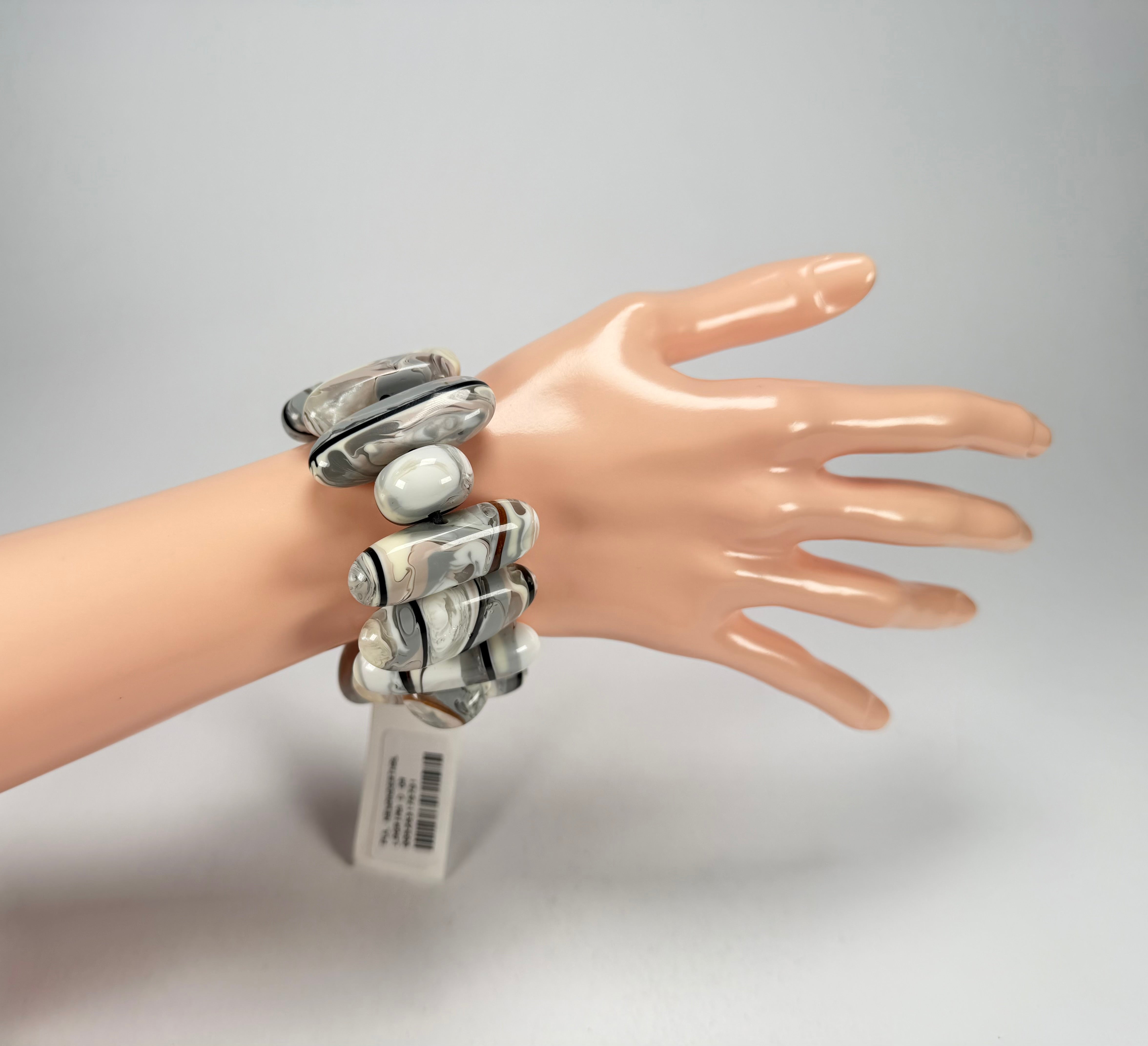 Sobral - Lágrima D'or "Newanderthal" Elasticated Resin Bracelet ( 005263 )