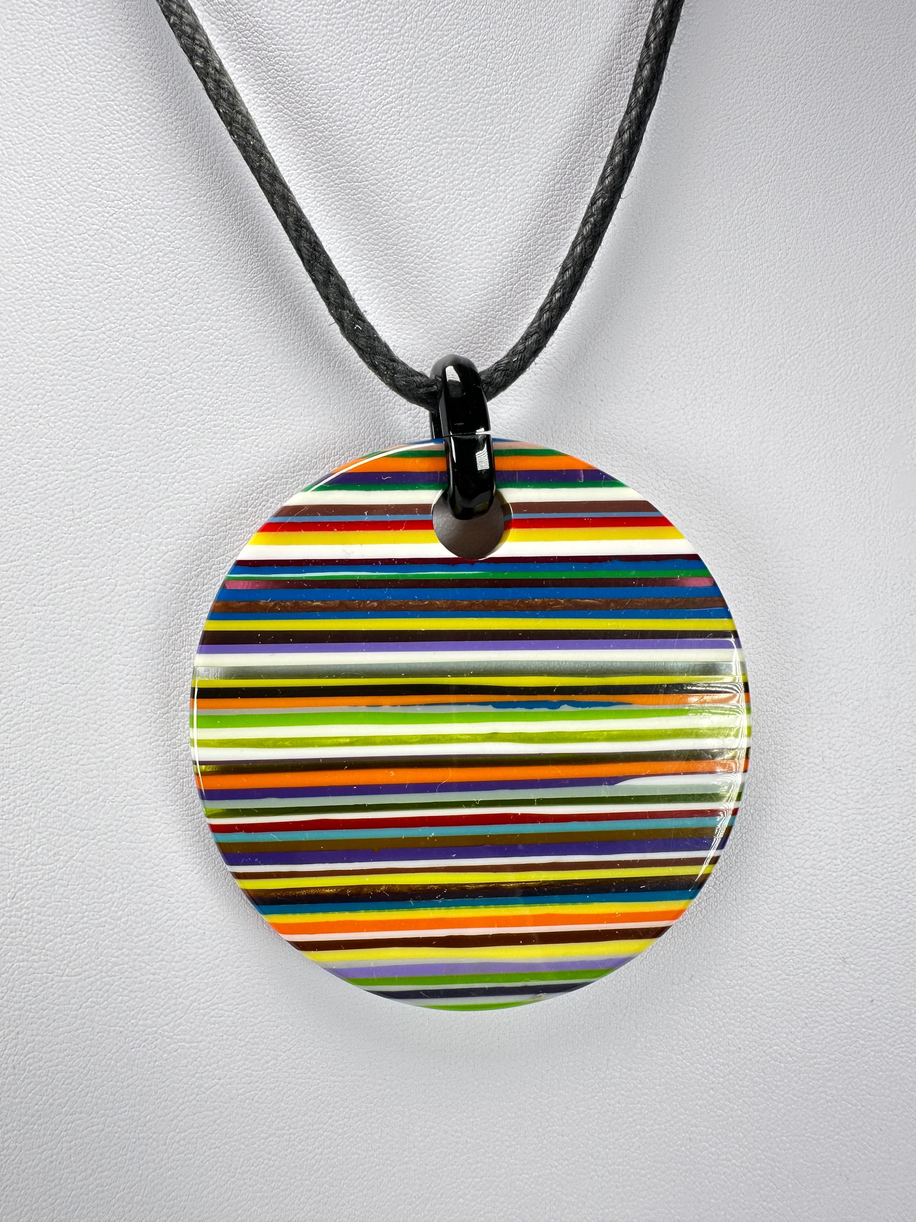 Sobral - Pop Art "Terra" Resin Necklace ( 005171 )