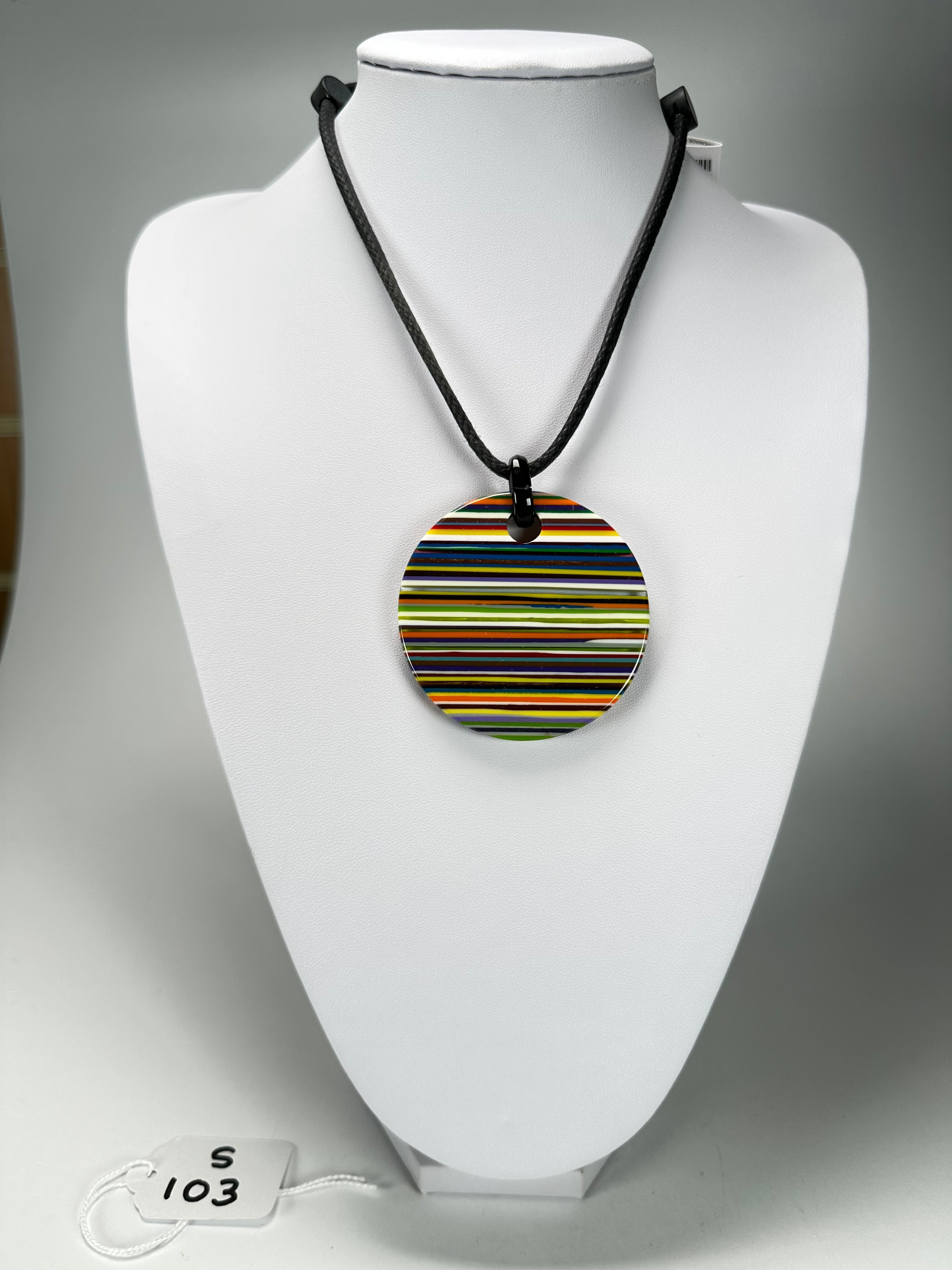 Sobral - Pop Art "Terra" Resin Necklace ( 005171 )