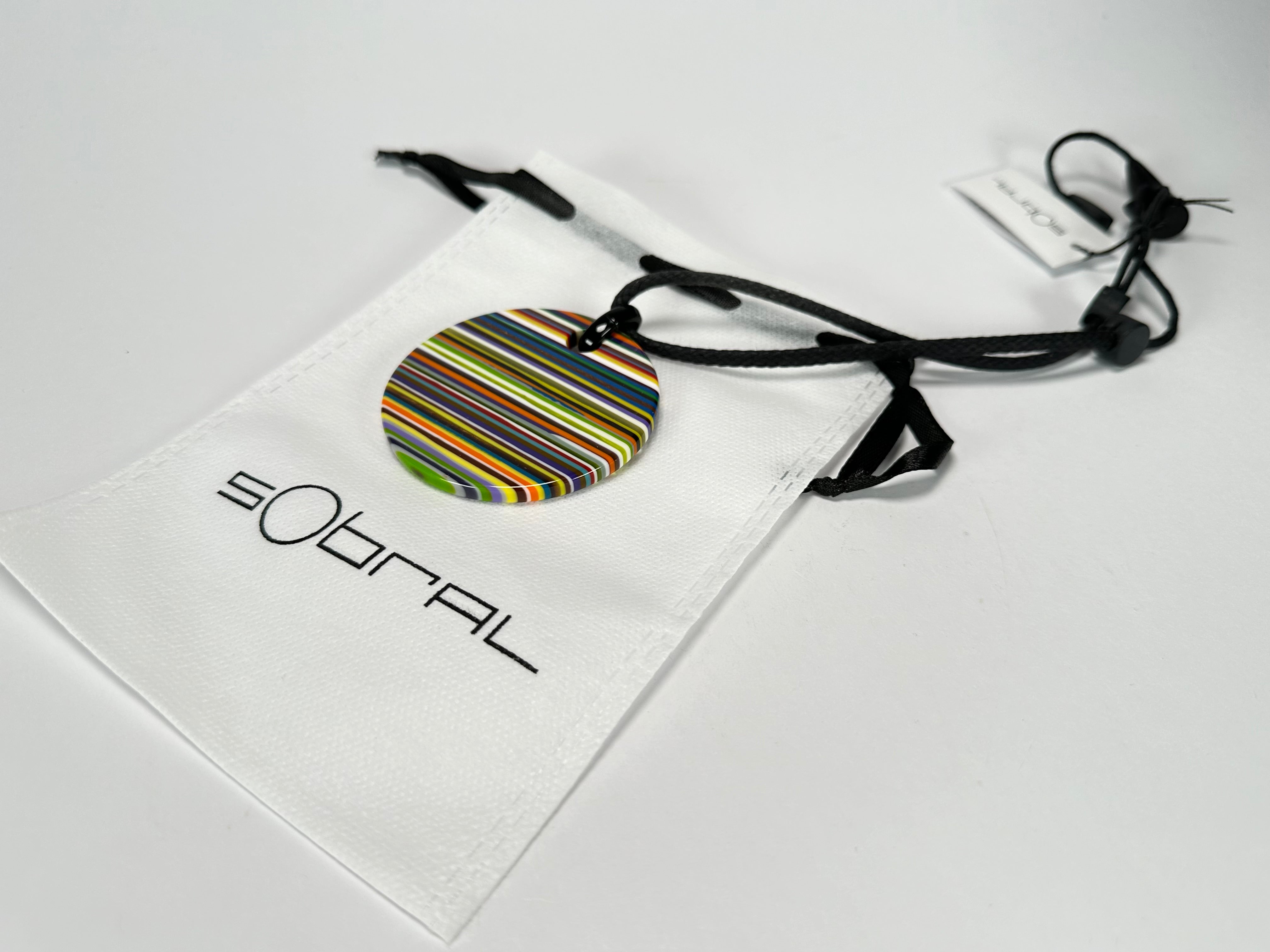 Sobral - Pop Art "Terra" Resin Necklace ( 005171 )