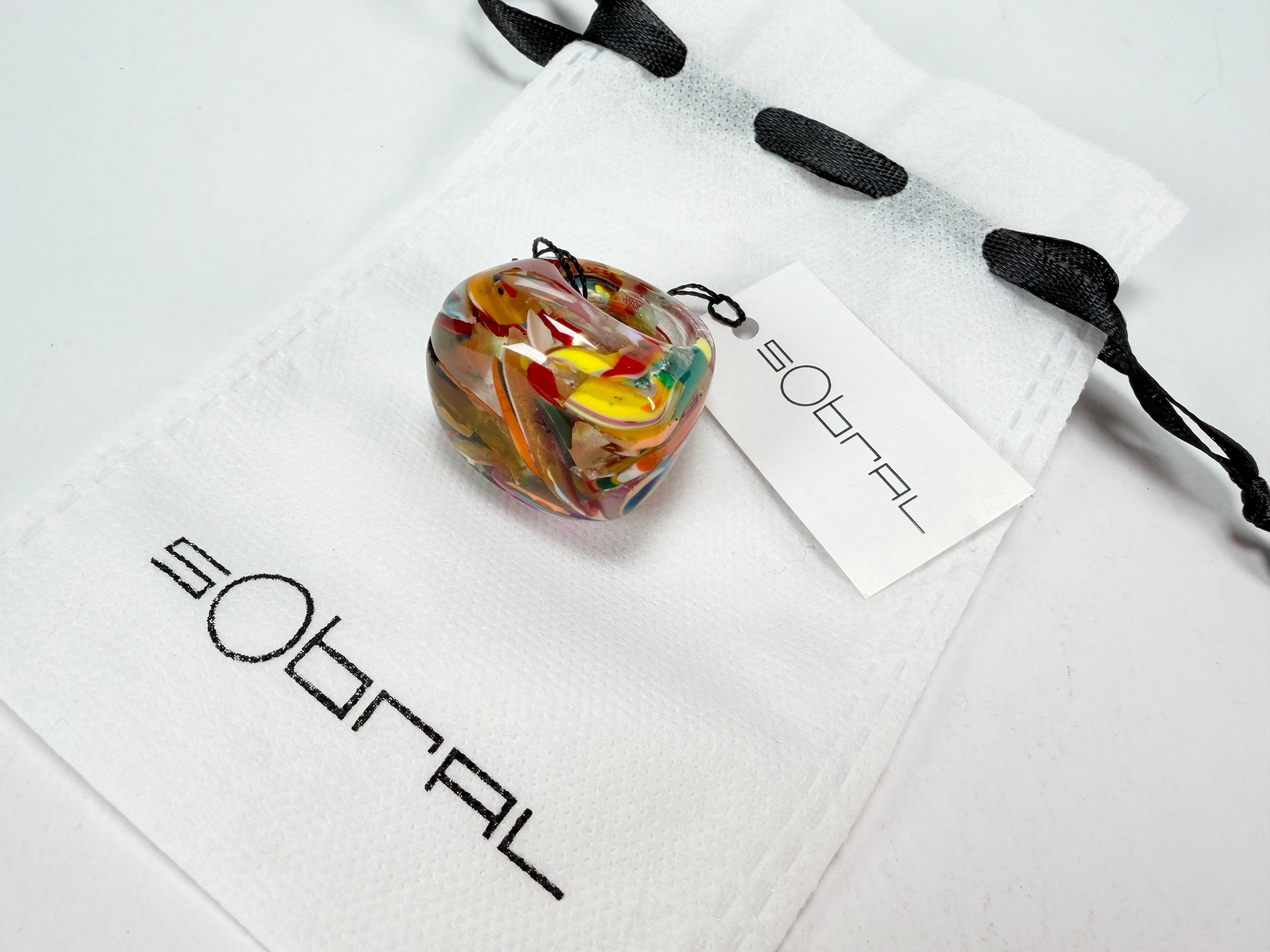 Sobral - Baru "Mares" Resin Ring ( 005417 ) - Size UK R / US 8.5