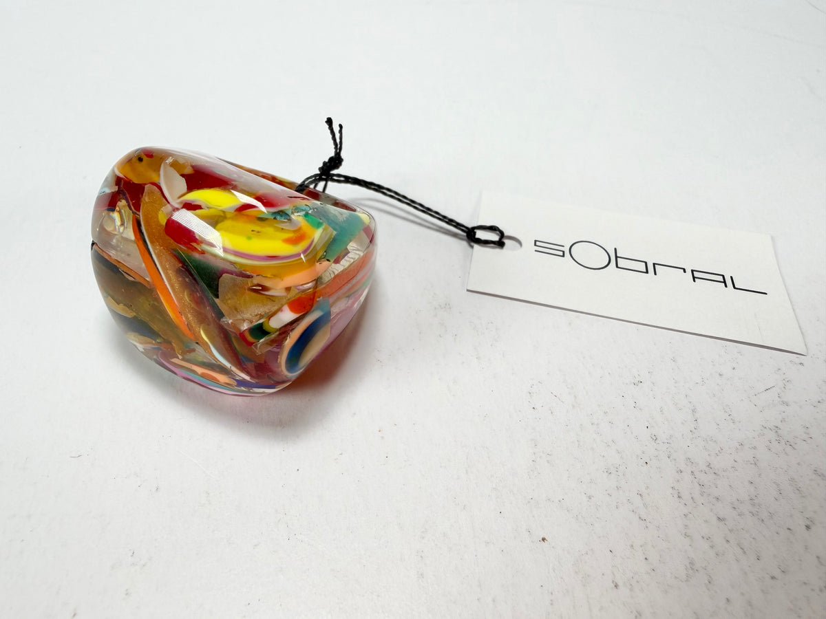 Sobral - Baru "Mares" Resin Ring ( 005417 ) - Size UK R / US 8.5