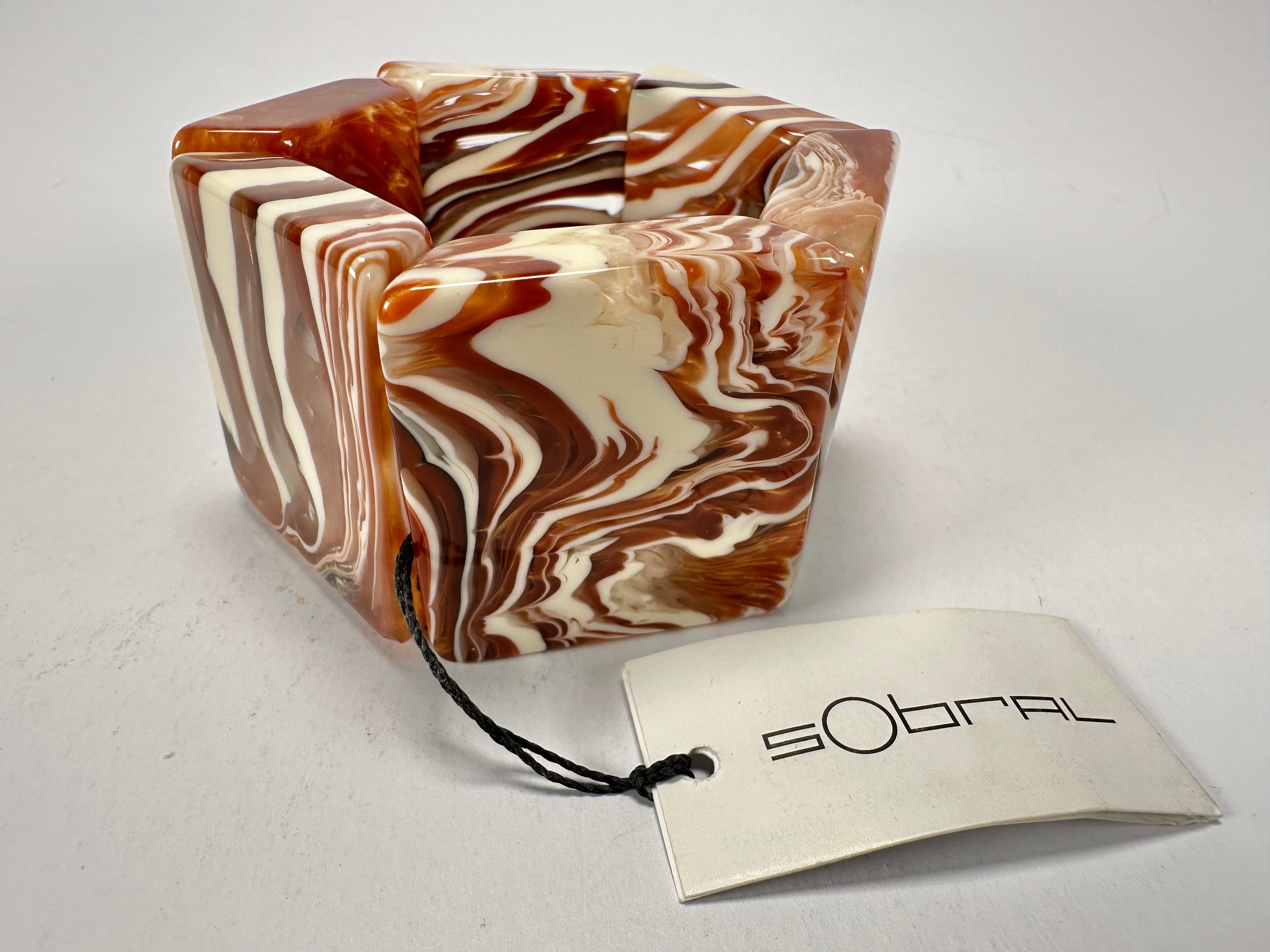 Sobral - Carmelo "Mery" Onda Creme Resin Bracelet ( 004575 )