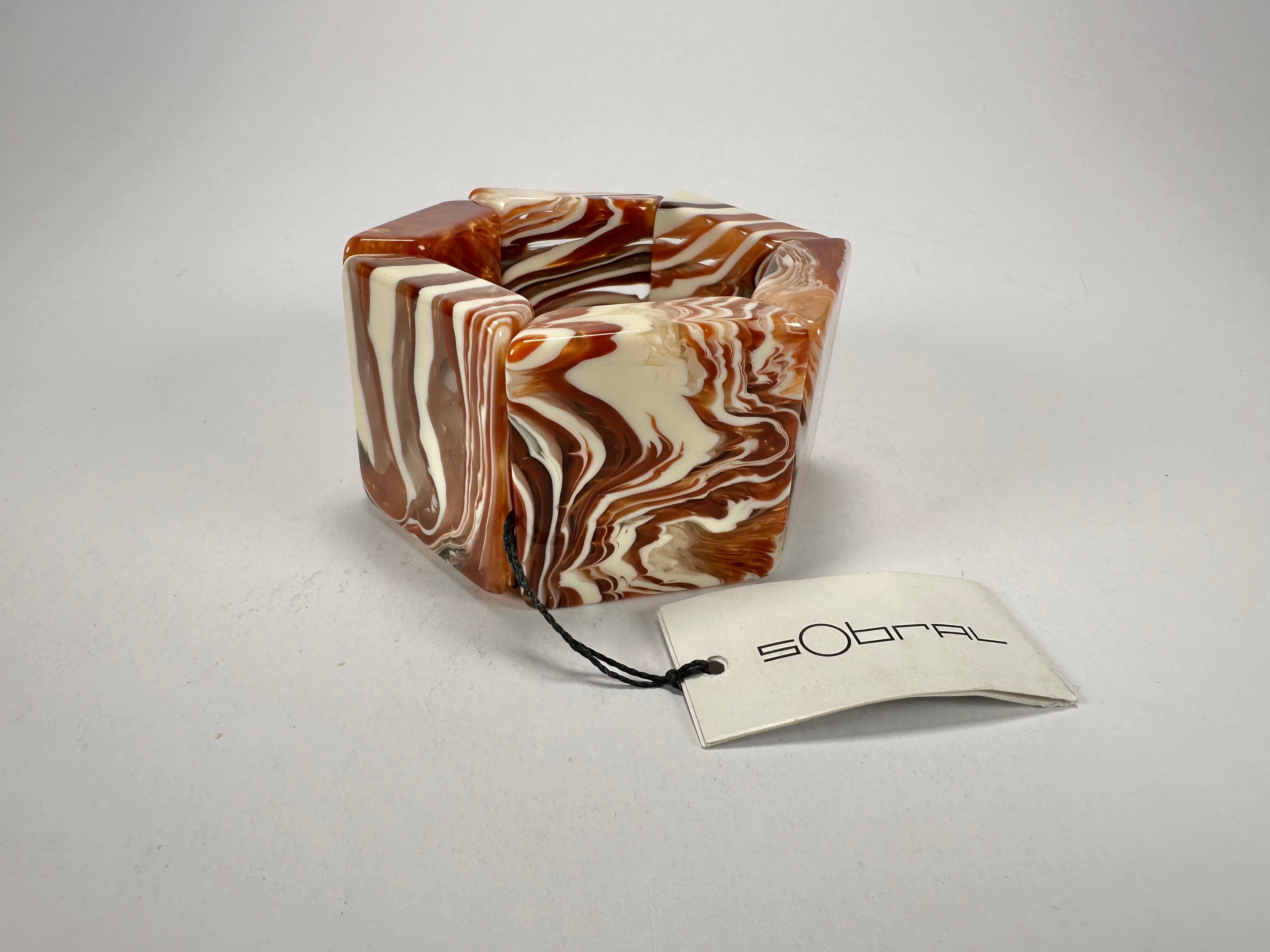 Sobral - Carmelo "Mery" Onda Creme Resin Bracelet ( 004575 )
