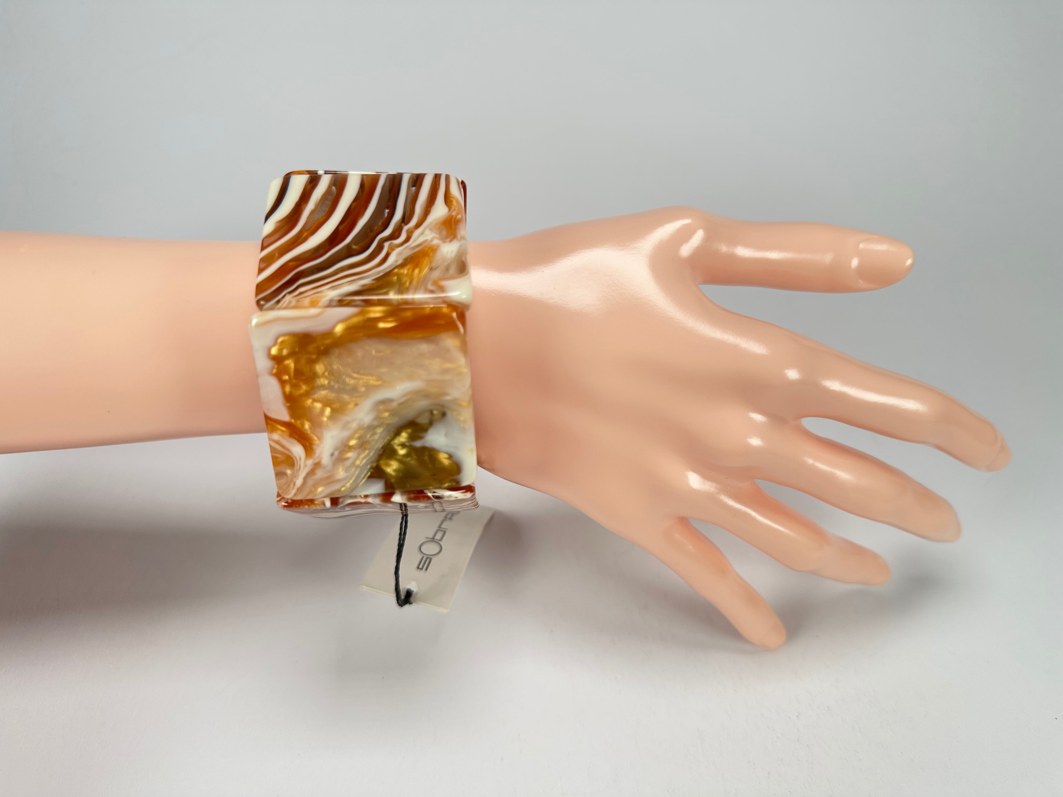 Sobral - Carmelo "Mery" Onda Creme Resin Bracelet ( 004575 )