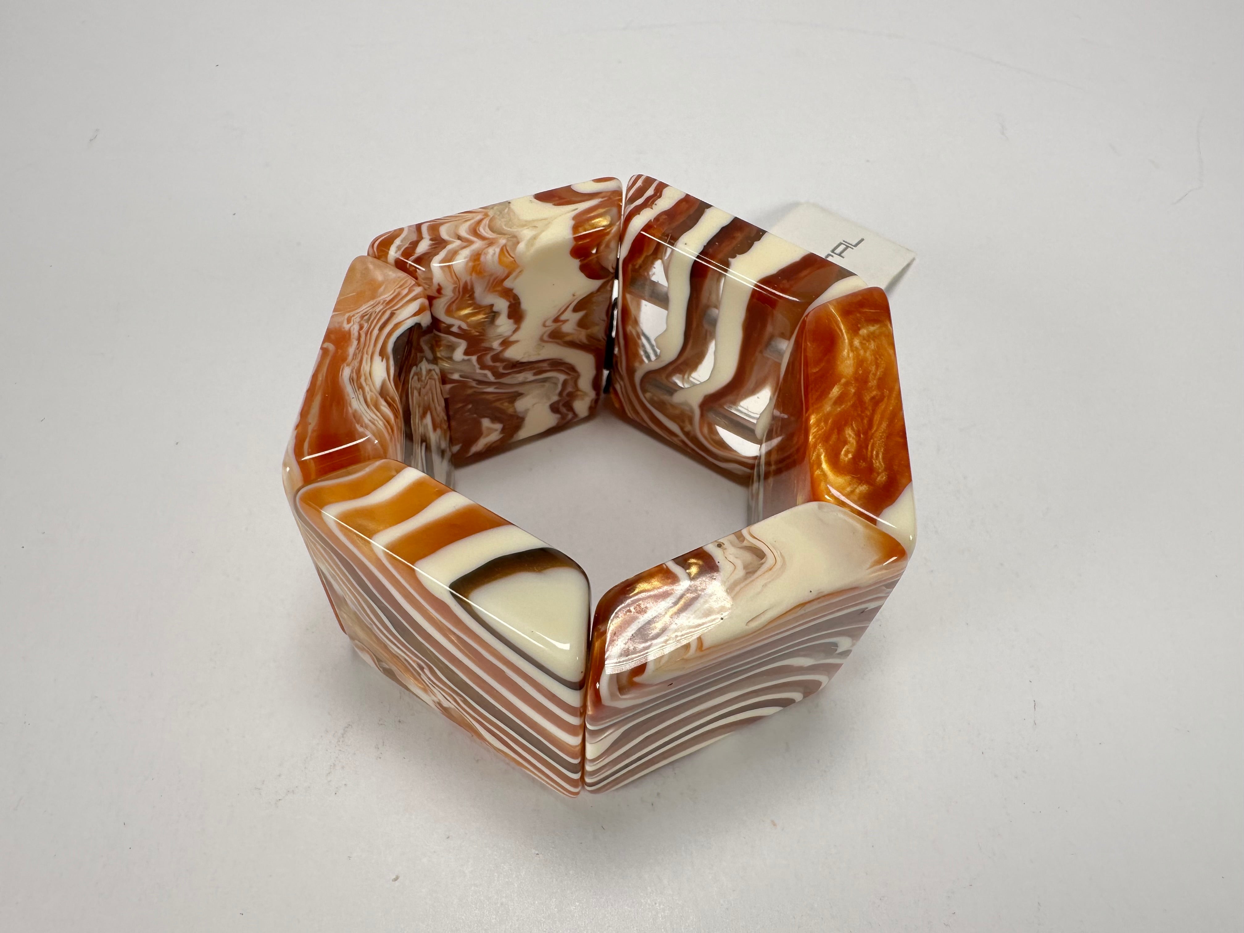 Sobral - Carmelo "Mery" Onda Creme Resin Bracelet ( 004575 )