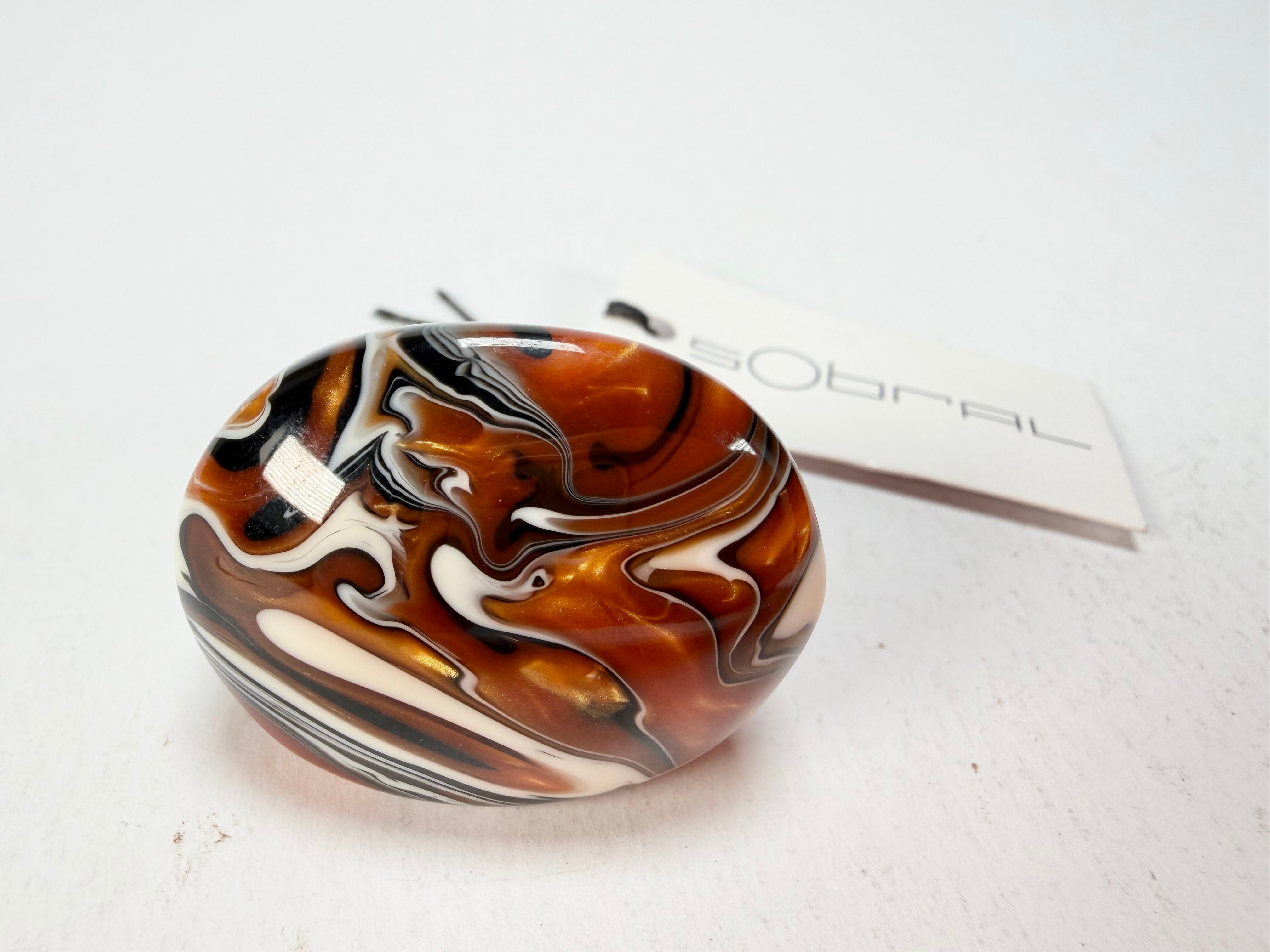 Sobral - Carmelo "Mares" Resin Ring ( 005417 ) - Size UK N / US 6.5