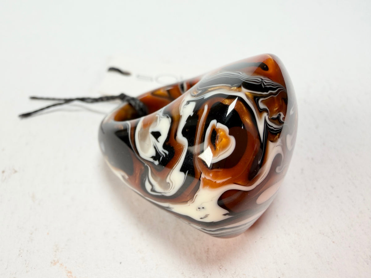 Sobral - Carmelo "Mares" Resin Ring ( 005417 ) - Size UK N / US 6.5