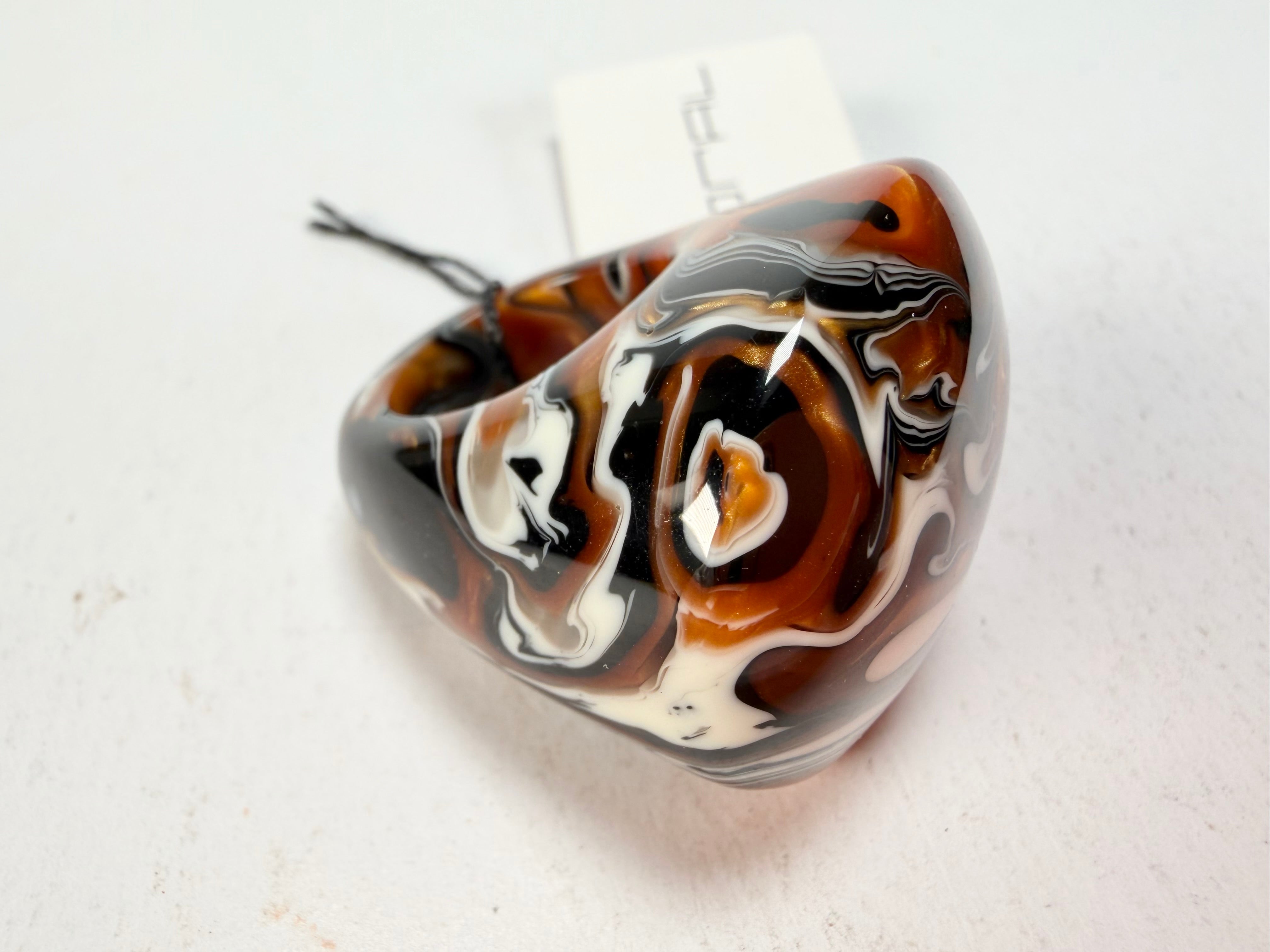 Sobral - Carmelo "Mares" Resin Ring ( 005417 ) - Size UK N / US 6.5