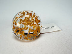Sobral - Metalique "Moscou Metalique" Resin Ring ( 003605 ) - Size UK S / US 9
