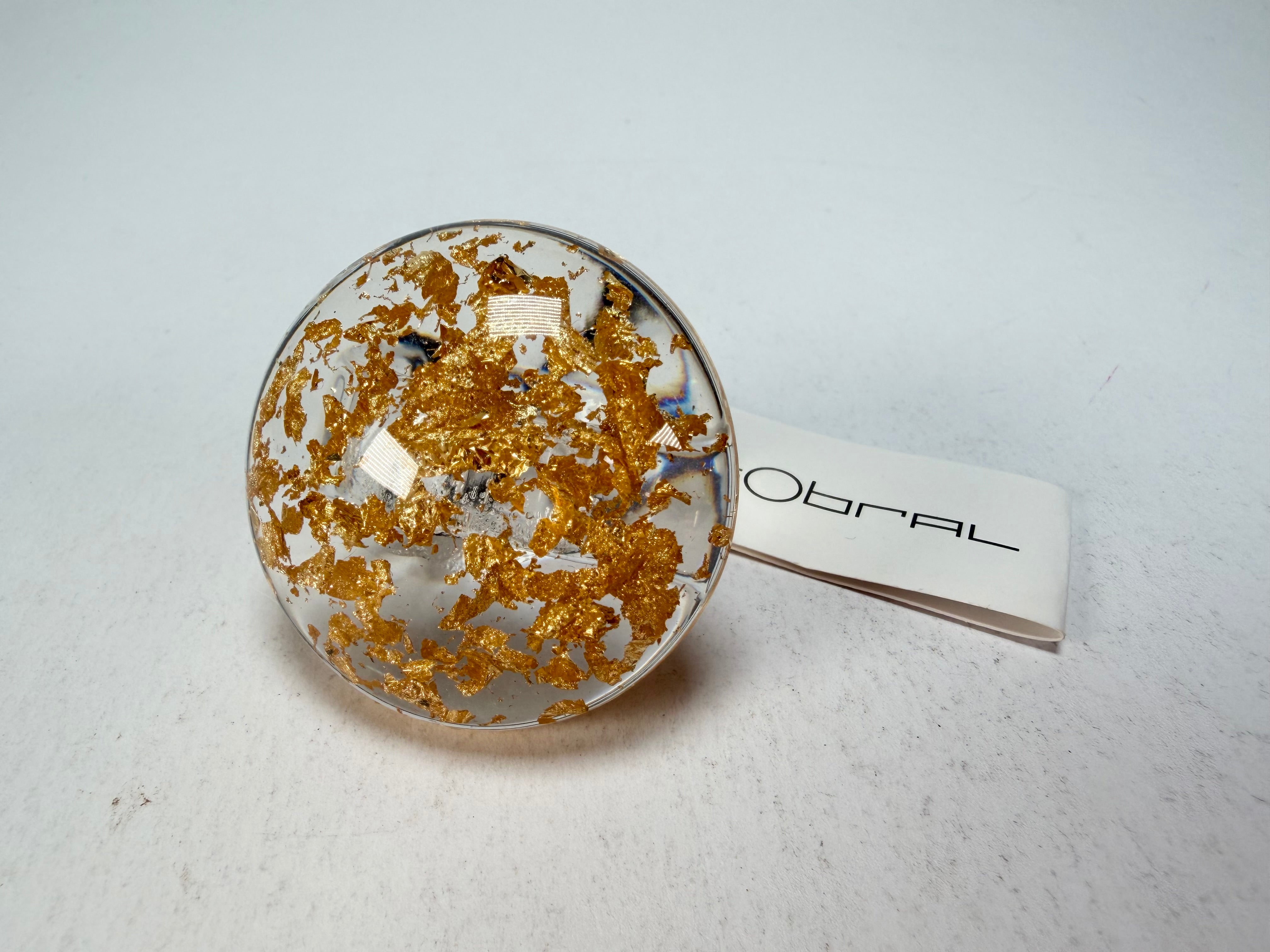 Sobral - Metalique "Moscou Metalique" Resin Ring ( 003605 ) - Size UK S / US 9