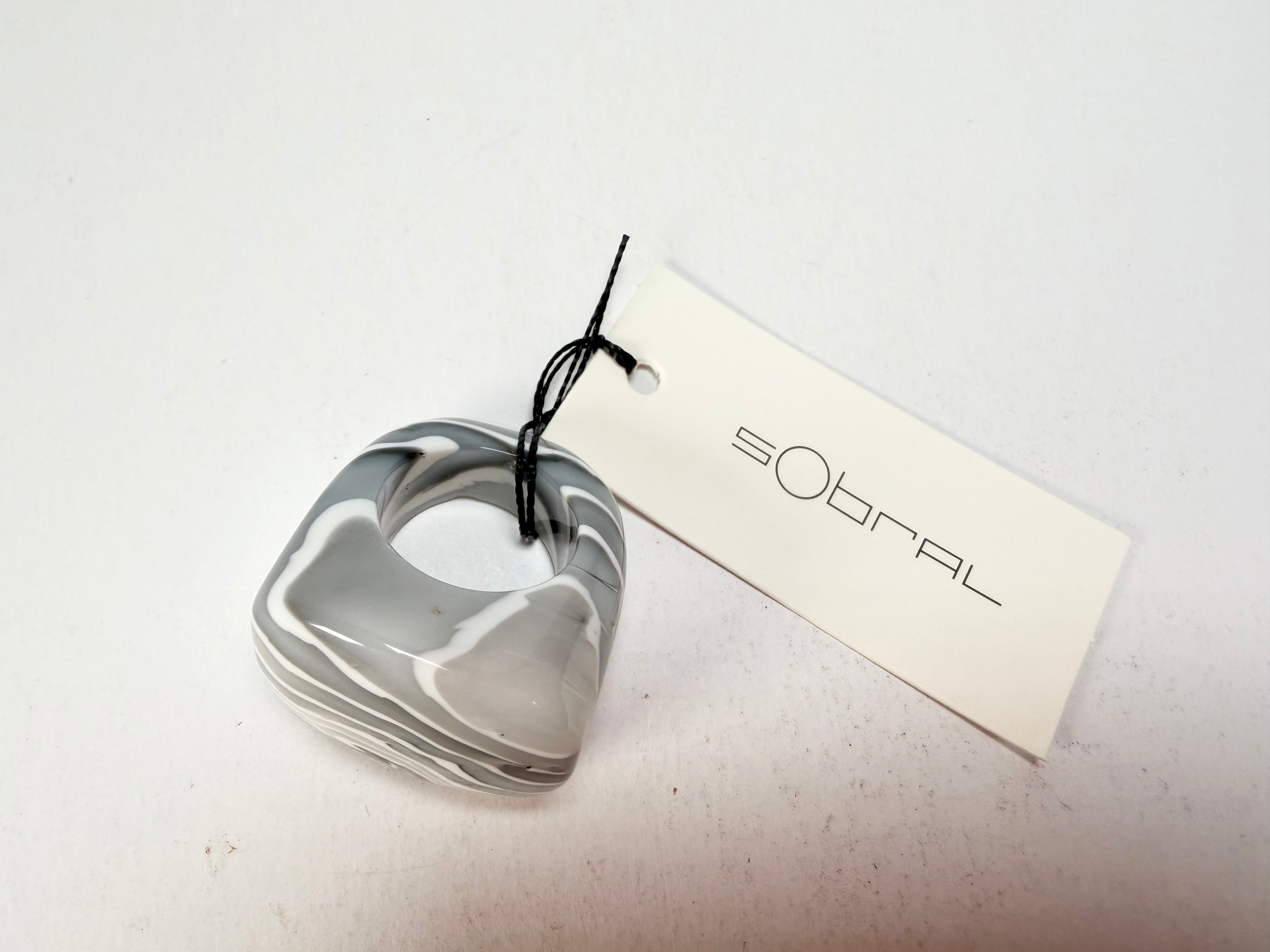 Sobral - Onda Gelo "Mares" Resin Ring ( 005417 ) - Size UK S / US 9