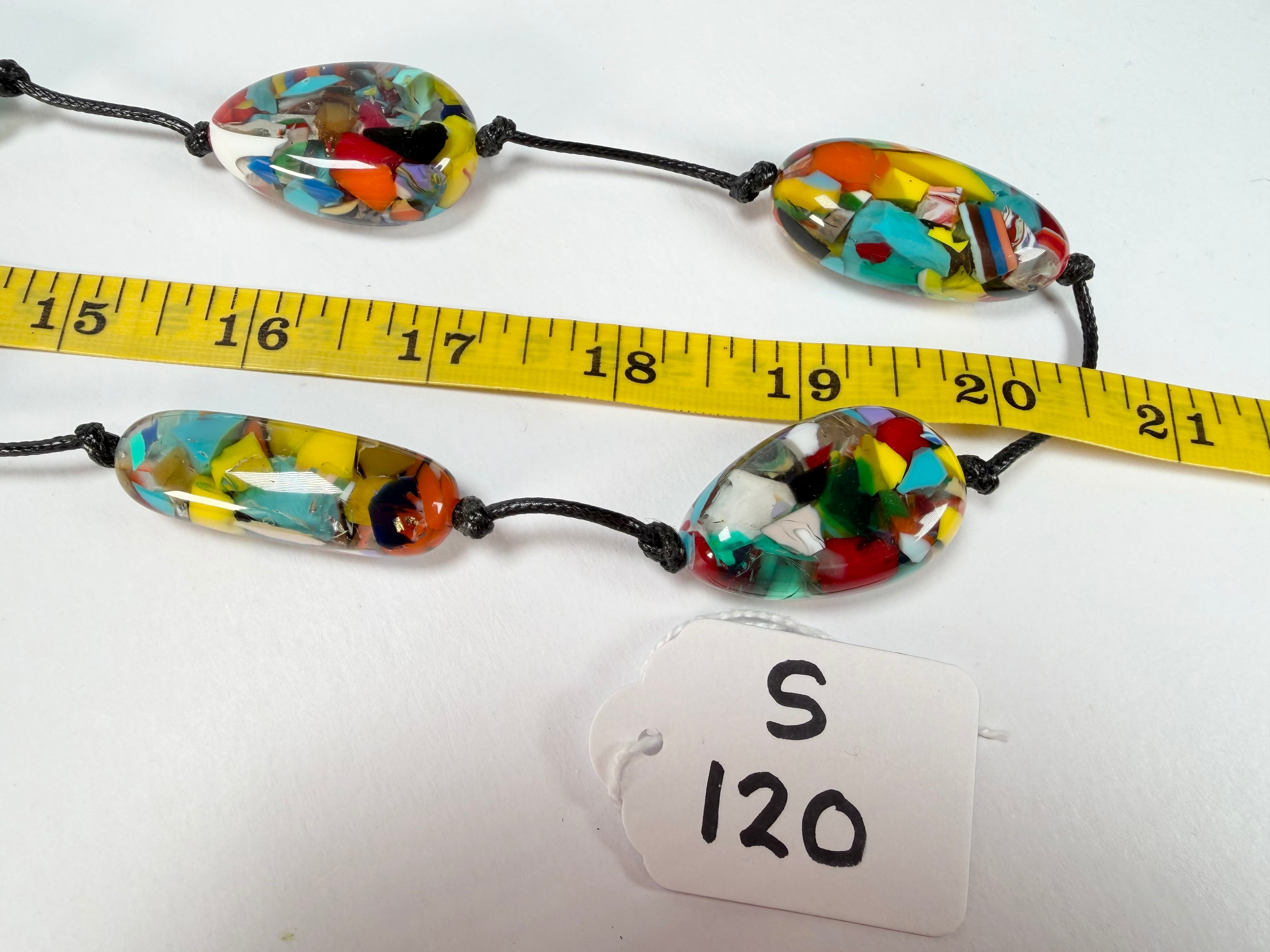 Sobral - Caillou Cristal "Reflexao" Resin Necklace ( 005423 )