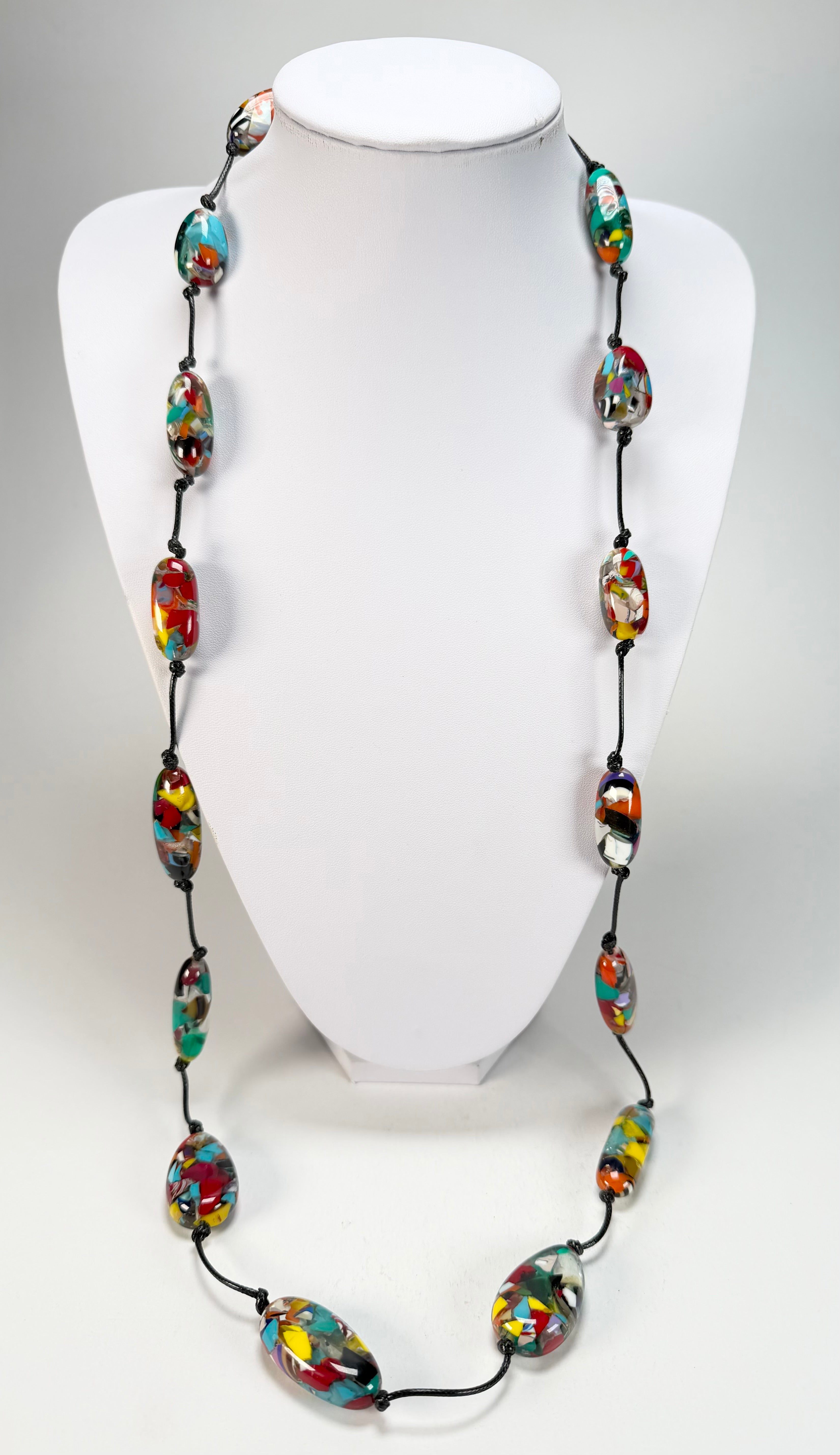 Sobral - Caillou Cristal "Reflexao" Resin Necklace ( 005423 )