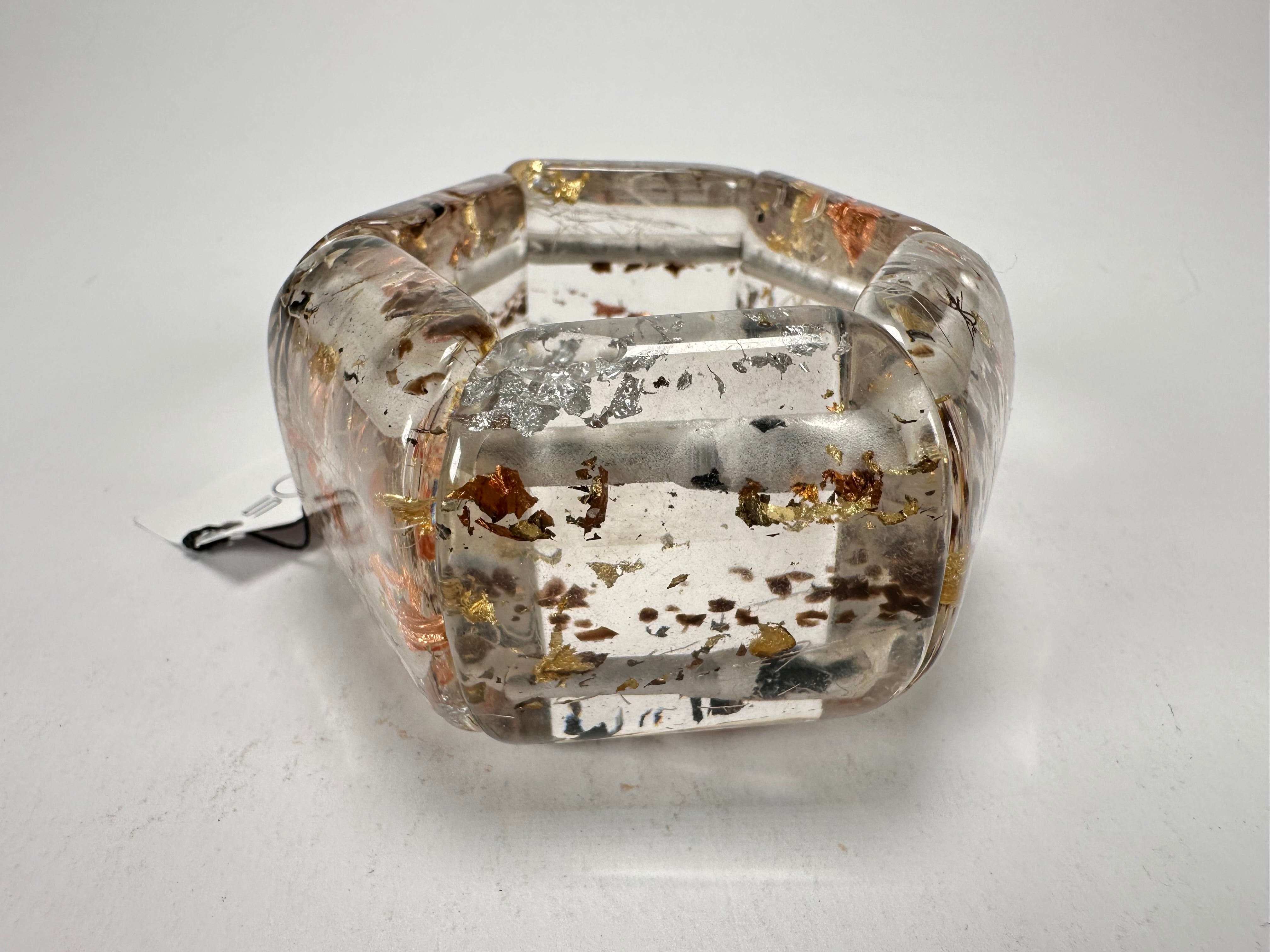 Sobral - Minas Gerais "Inhotim" Elasticated Resin Bracelet ( 005408 )