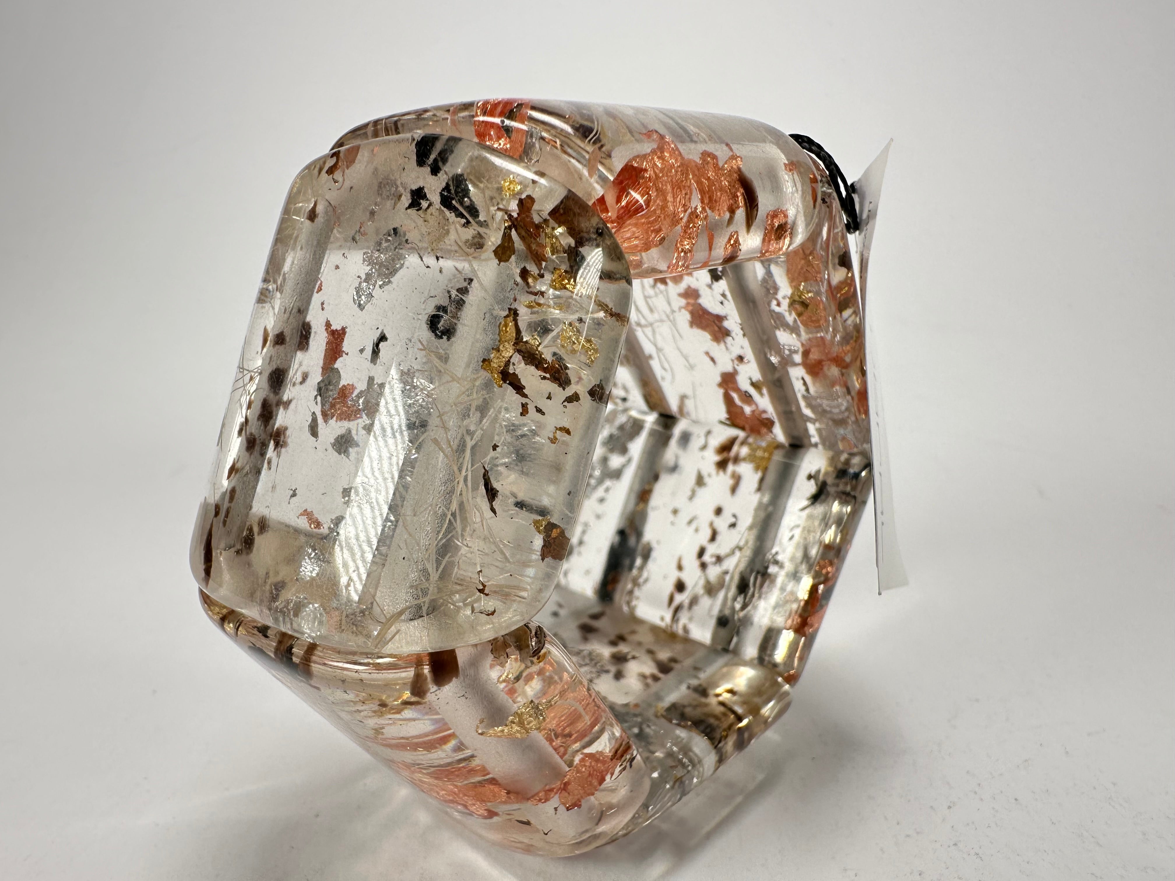 Sobral - Minas Gerais "Inhotim" Elasticated Resin Bracelet ( 005408 )