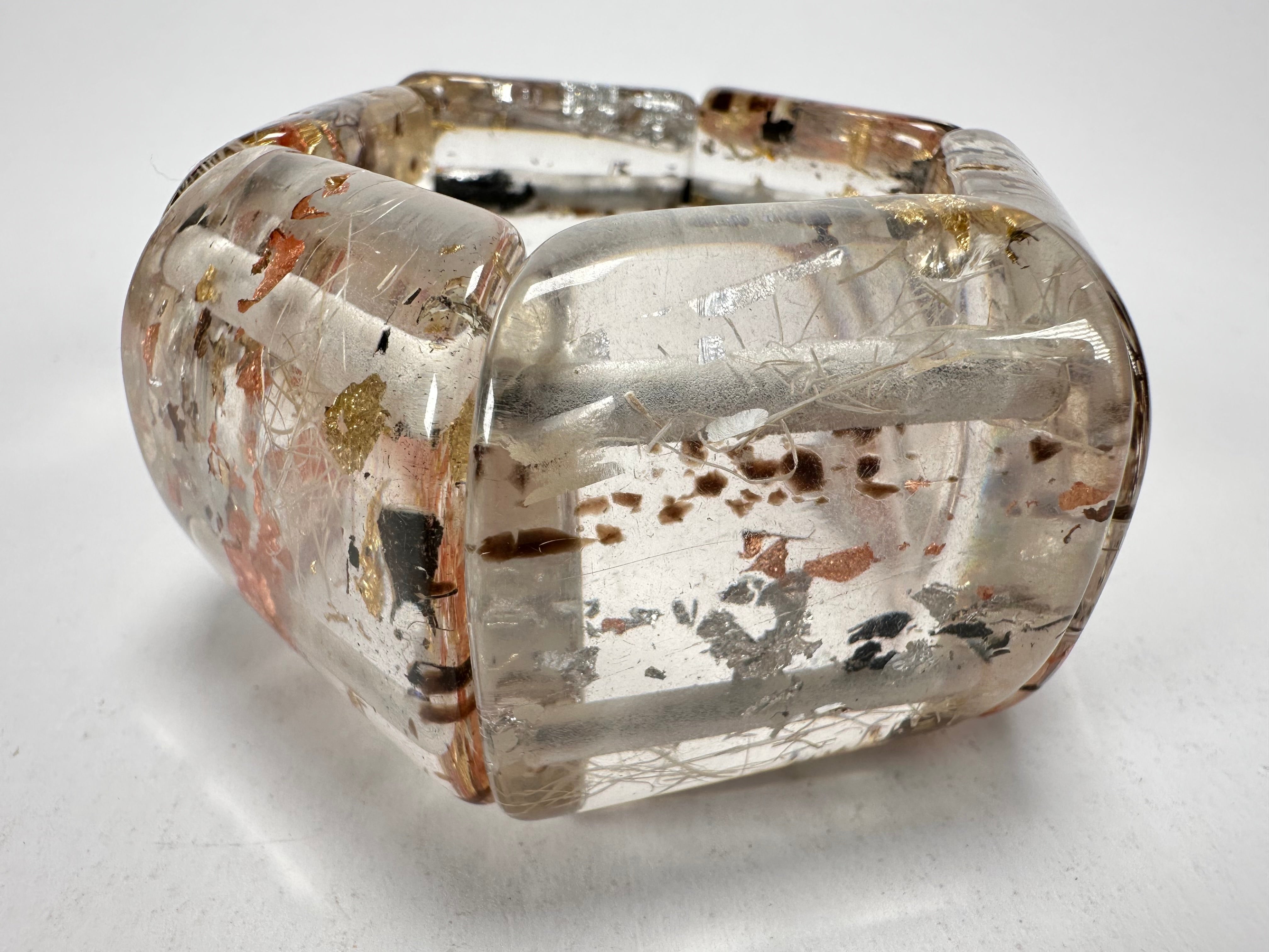 Sobral - Minas Gerais "Inhotim" Elasticated Resin Bracelet ( 005408 )