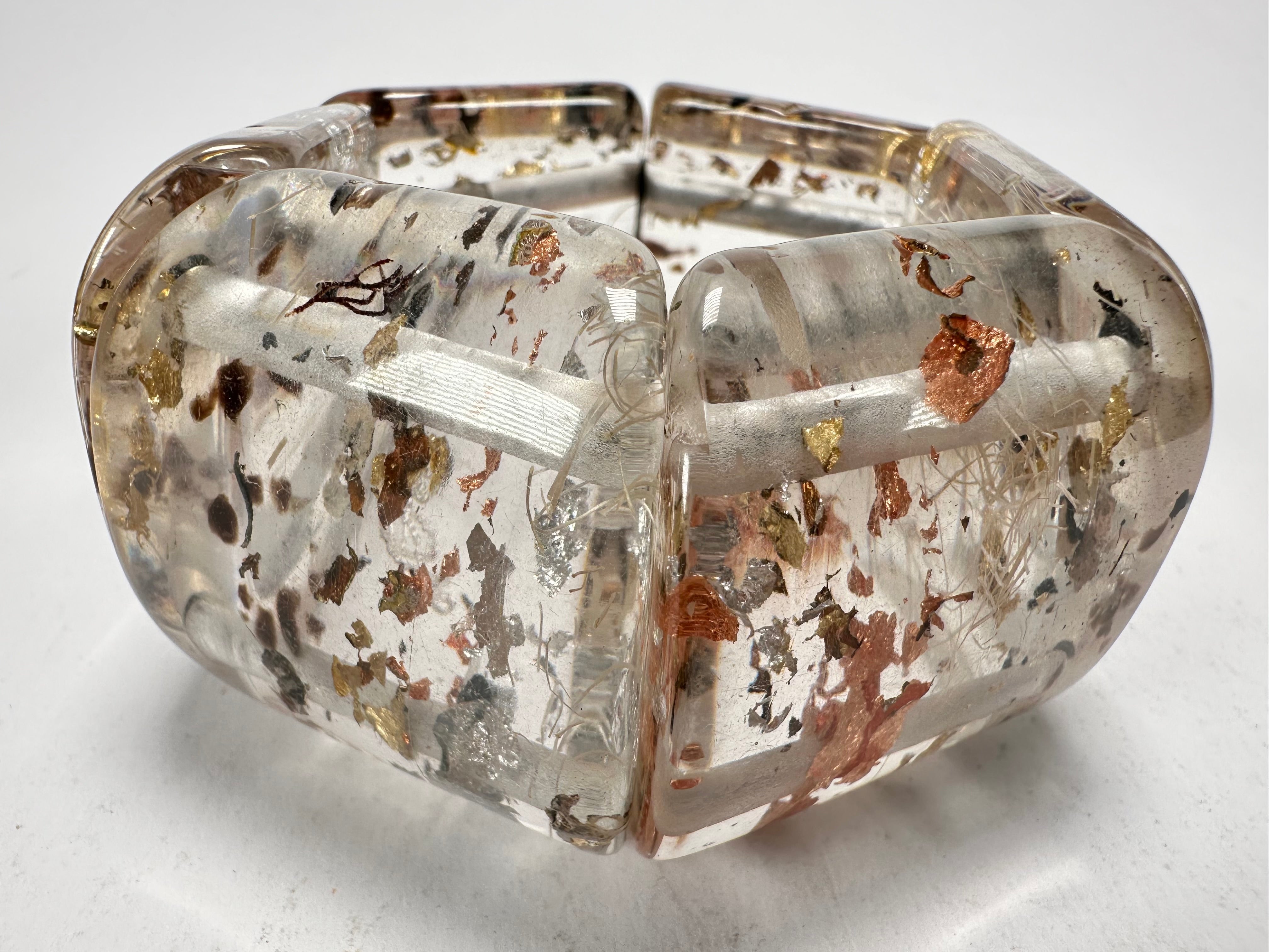 Sobral - Minas Gerais "Inhotim" Elasticated Resin Bracelet ( 005408 )
